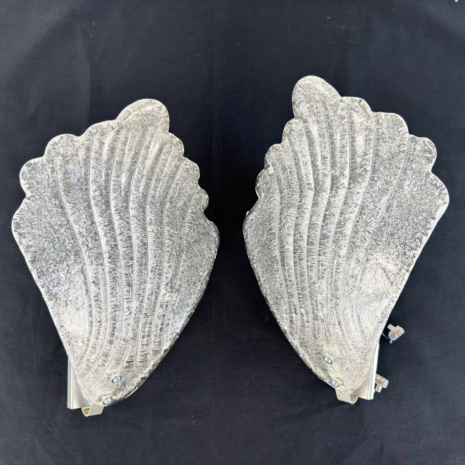 MURANO WALL SCONCES, A PAIR (1 of 9)