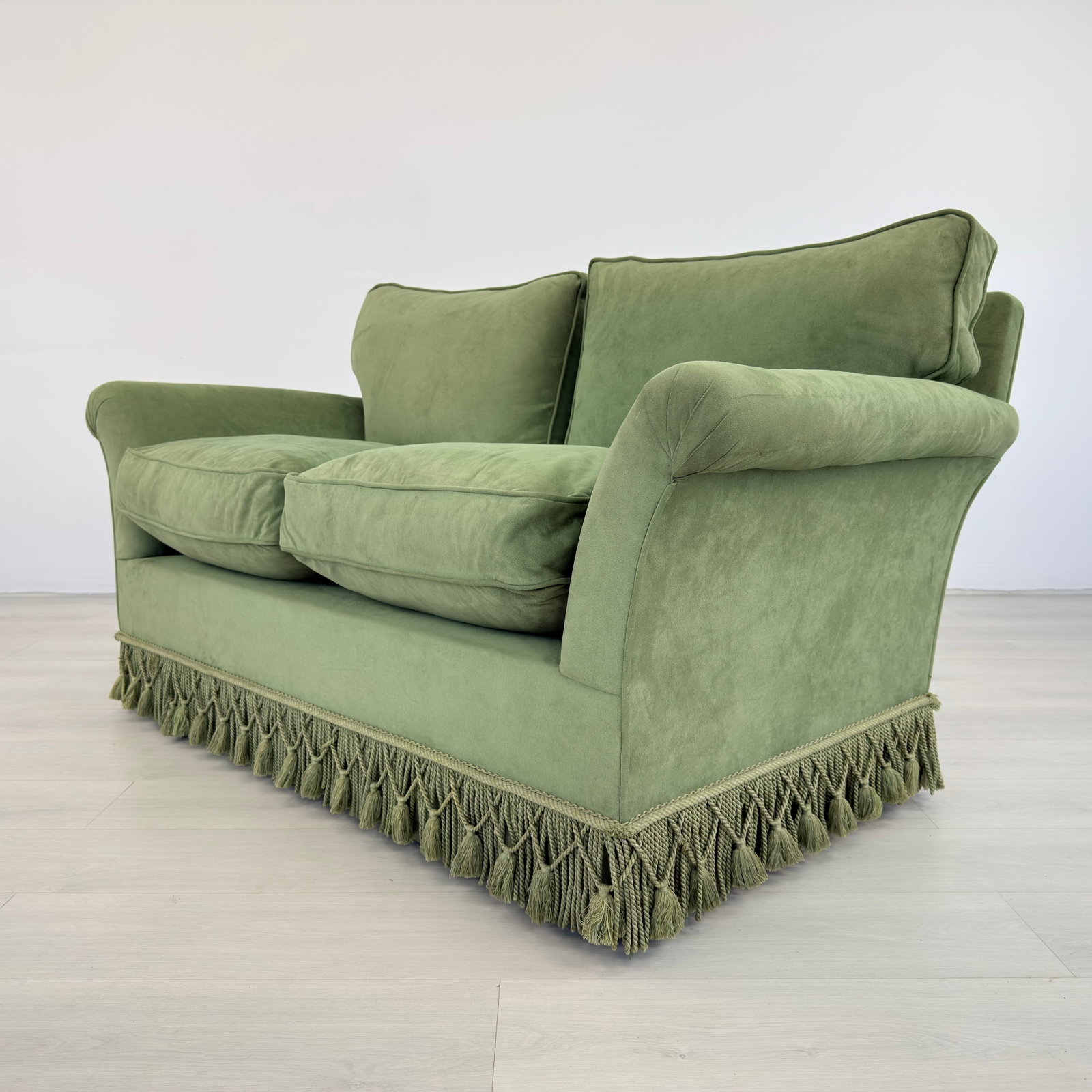 FRENCH TWO-SEATER SOFAS, A PAIR - 6