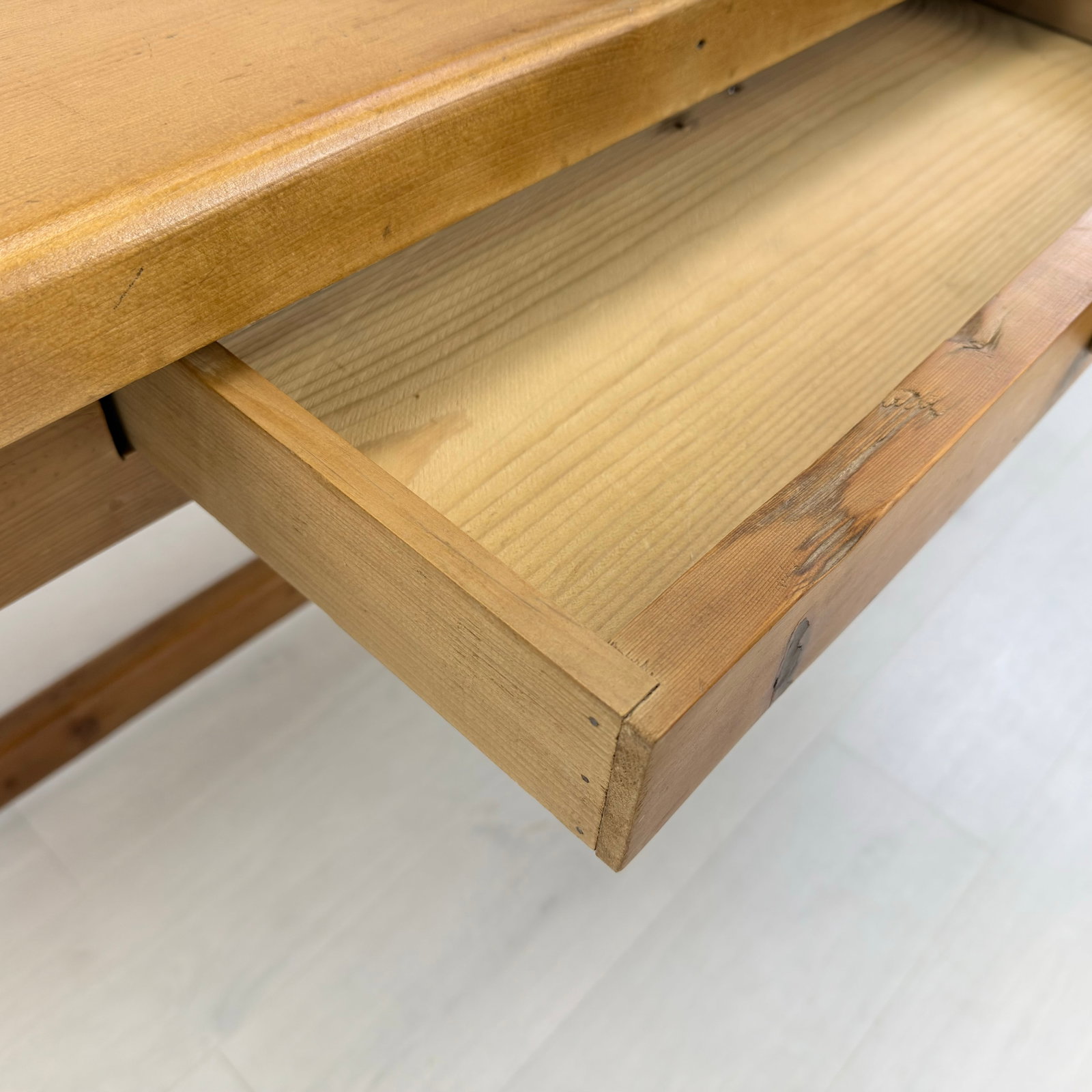 FARMHOUSE PINE DINING TABLE - 10