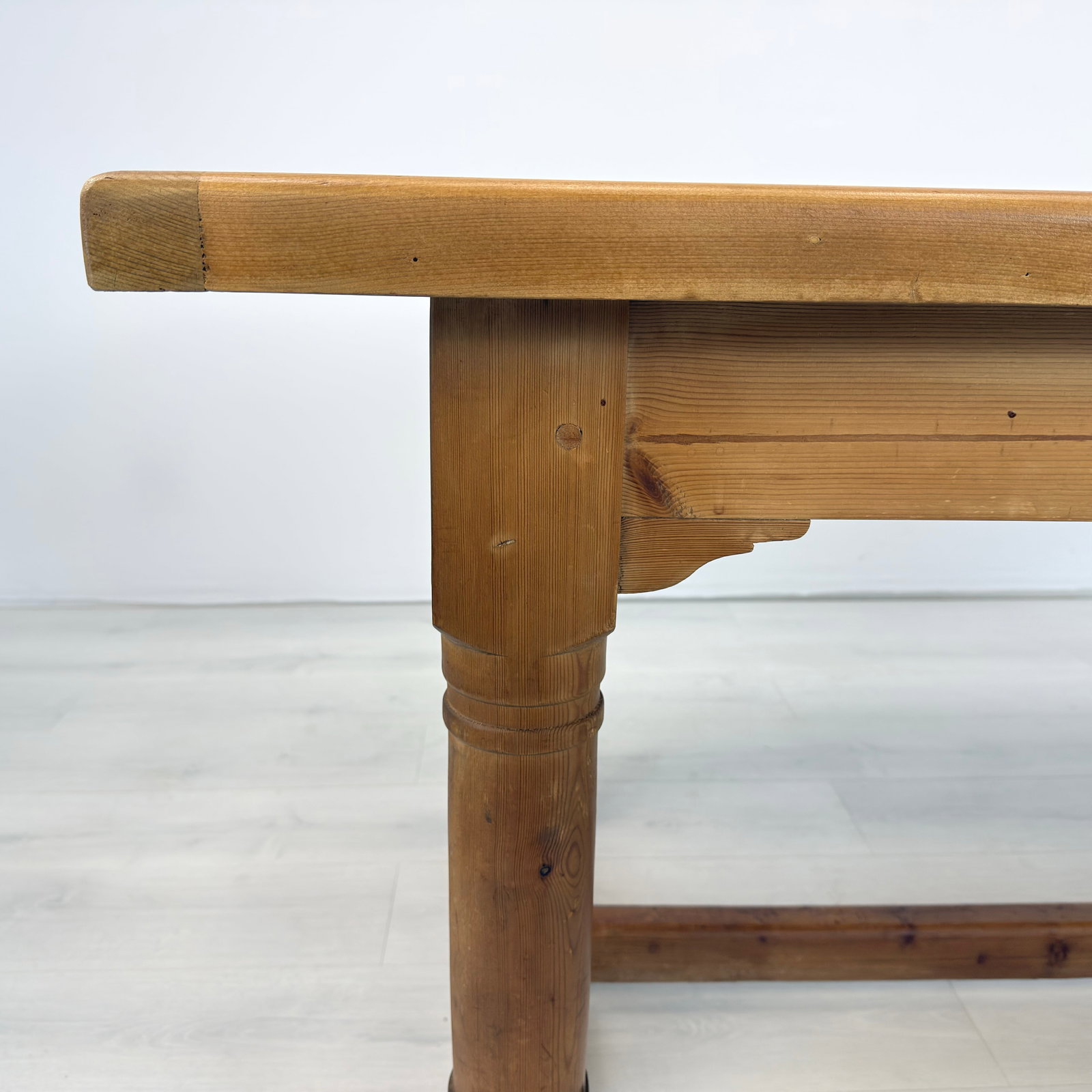 FARMHOUSE PINE DINING TABLE - 11