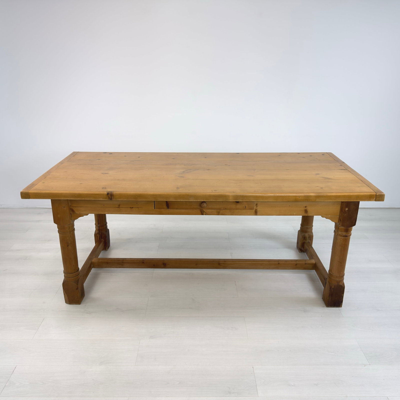 FARMHOUSE PINE DINING TABLE - 2