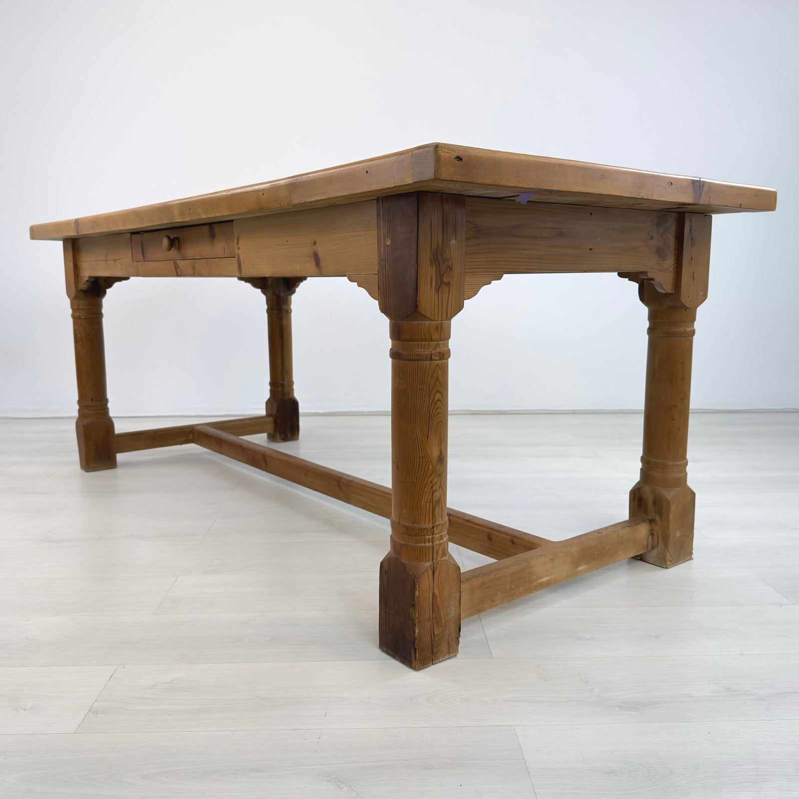 FARMHOUSE PINE DINING TABLE - 4