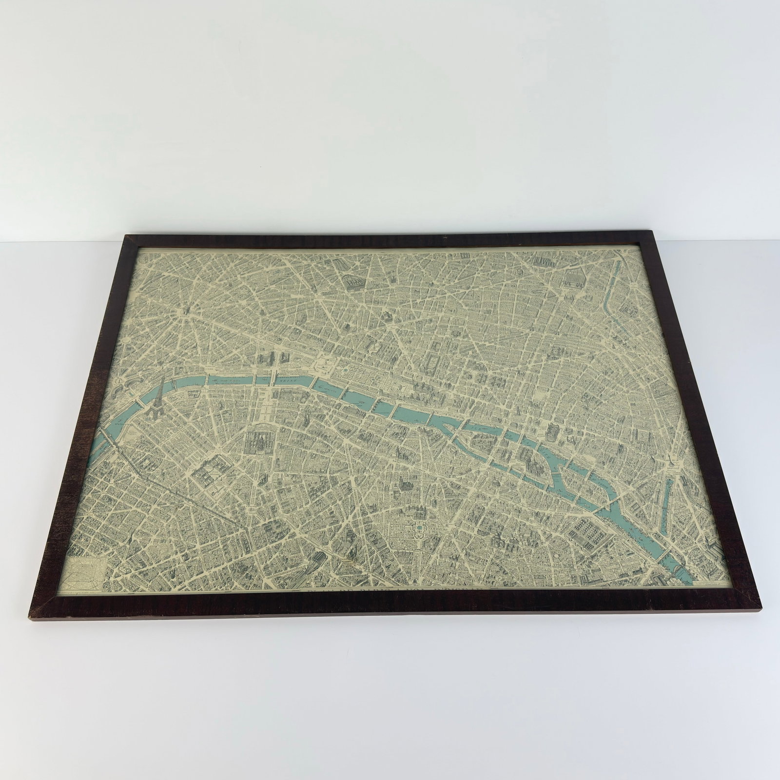 PLAN DE PARIS A VOL D’OESEAU MAP - 2