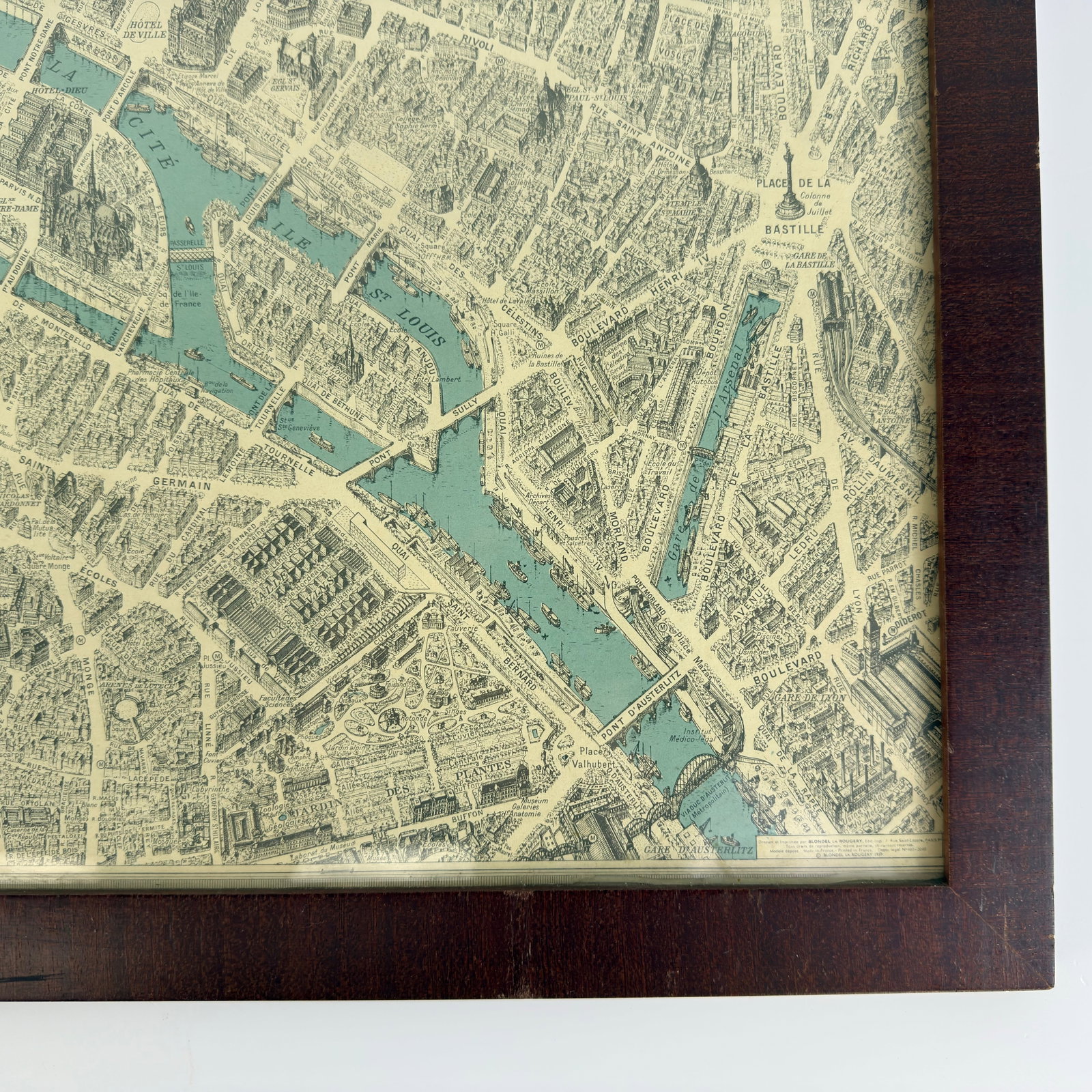 PLAN DE PARIS A VOL D’OESEAU MAP - 6