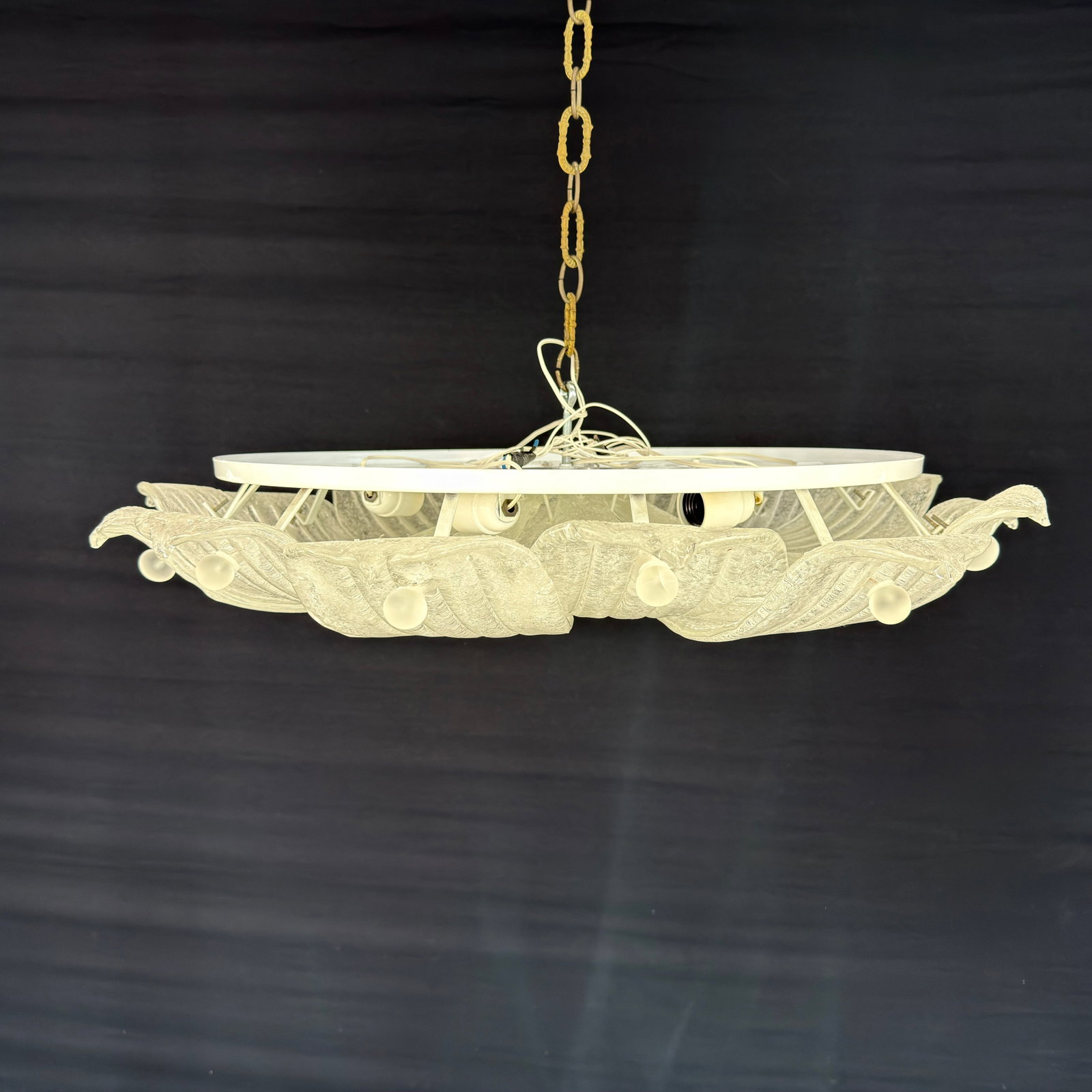 ITALIAN MURANO CEILING LIGHT - 4