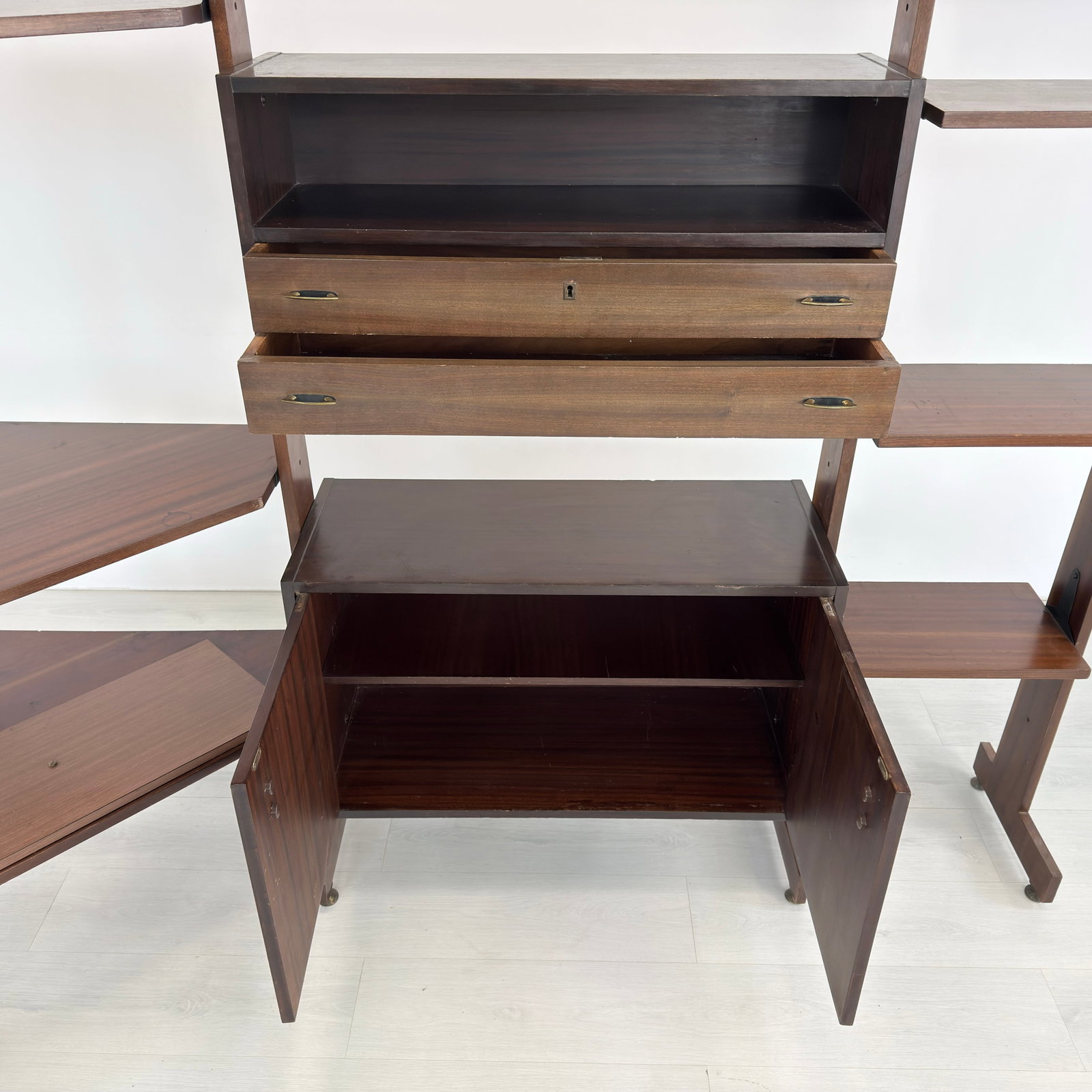 ITALIAN SHELVING UNIT 1960s - 11