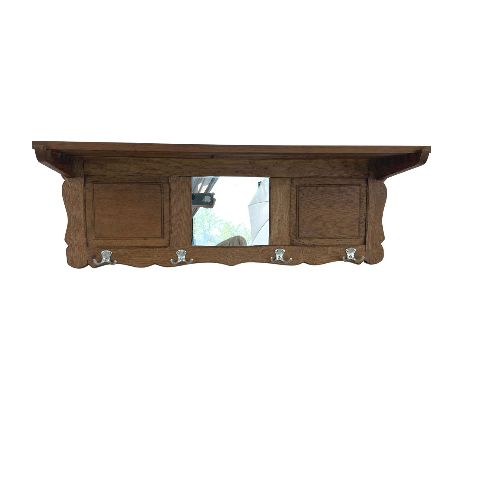 VINTAGE WALL COAT RACK (1 of 7)