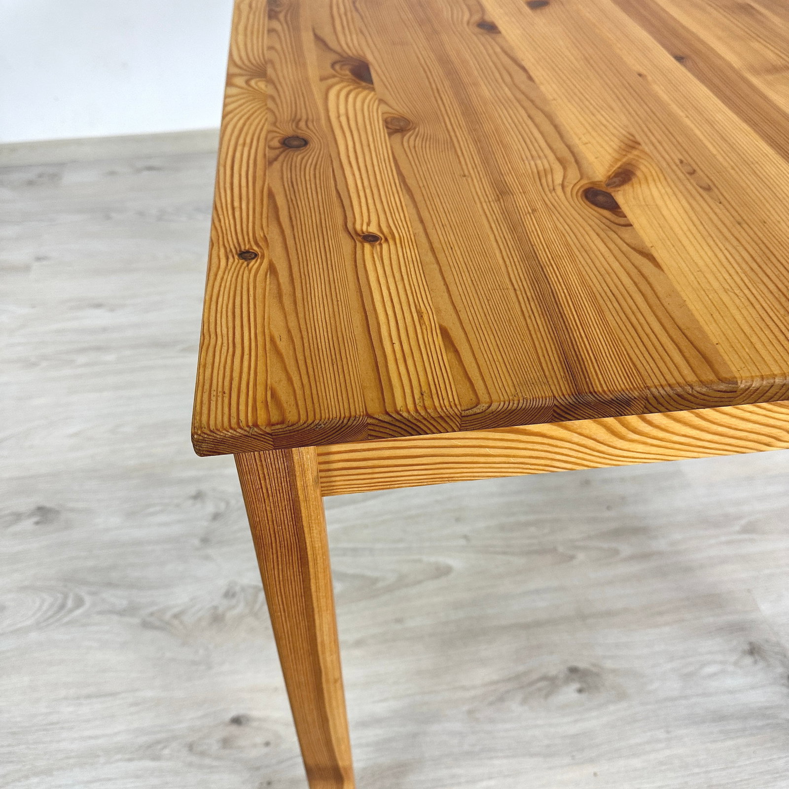 DANISH PINE KITCHEN TABLE - 7
