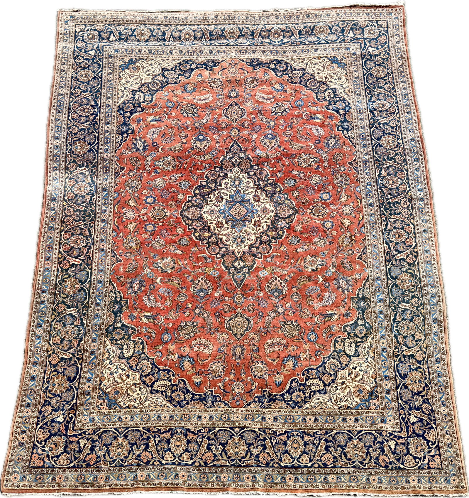 VINTAGE PERSIAN KASHAN RUG (1 of 11)