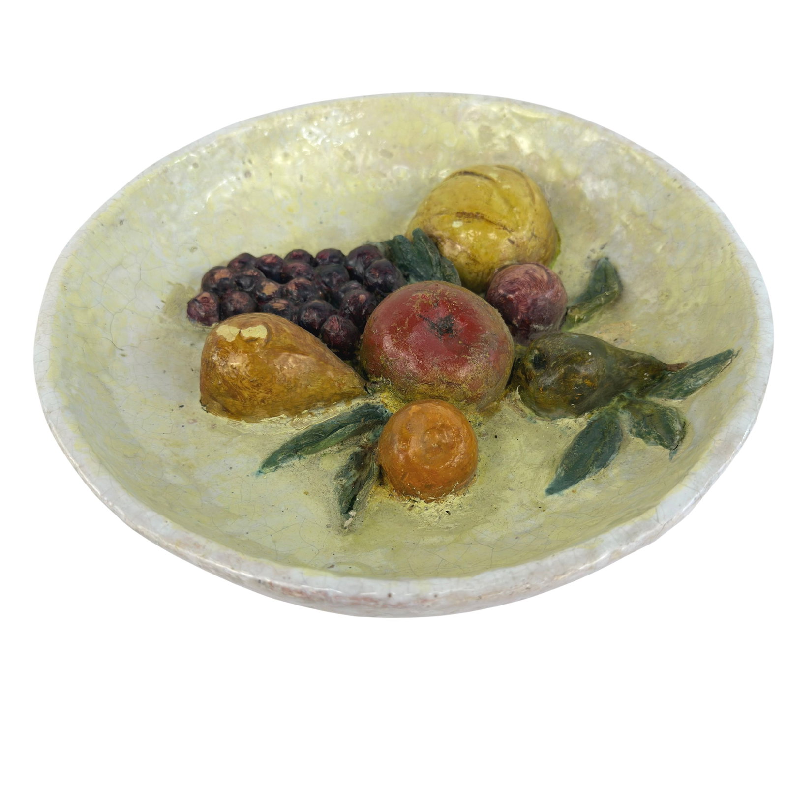 VINTAGE MAJOLICA DECORATIVE PLATE (1 of 7)