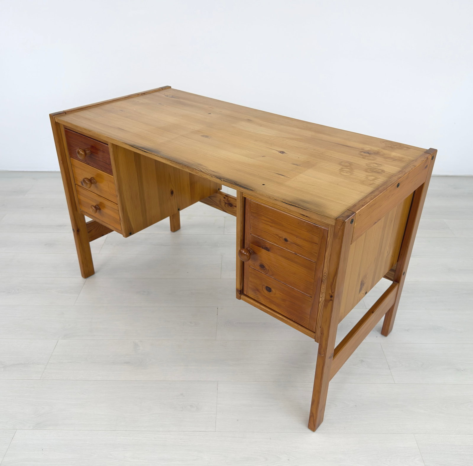 DANISH PINE DESK - 4