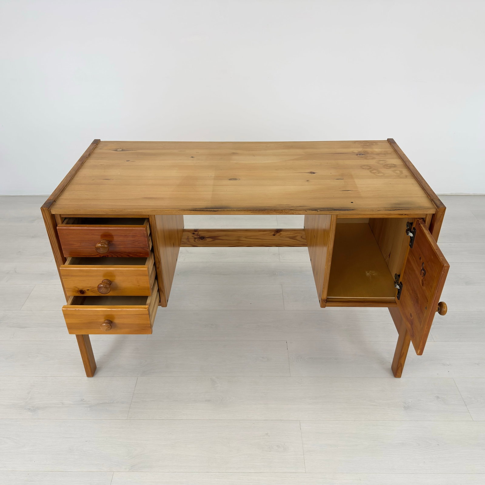 DANISH PINE DESK - 6