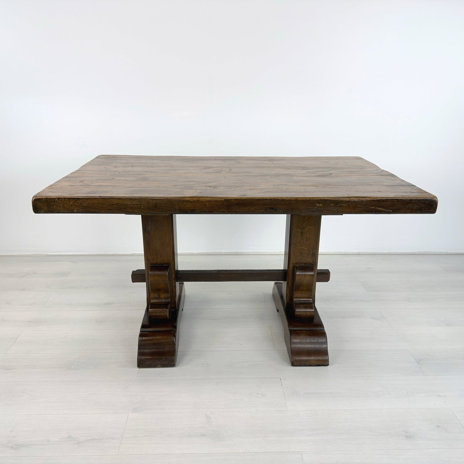 TRESTLE FARMHOUSE DINING TABLE - 2