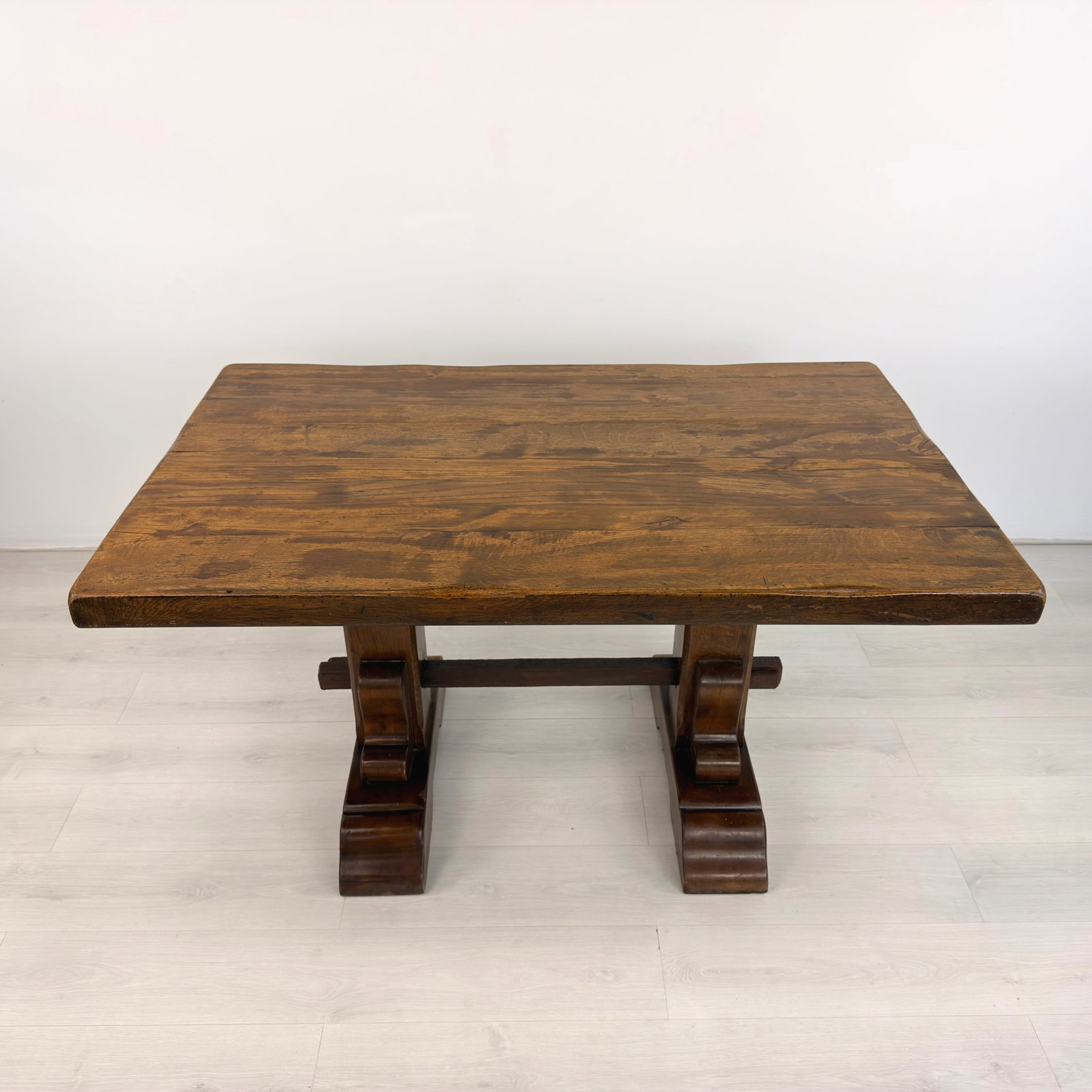 TRESTLE FARMHOUSE DINING TABLE - 3