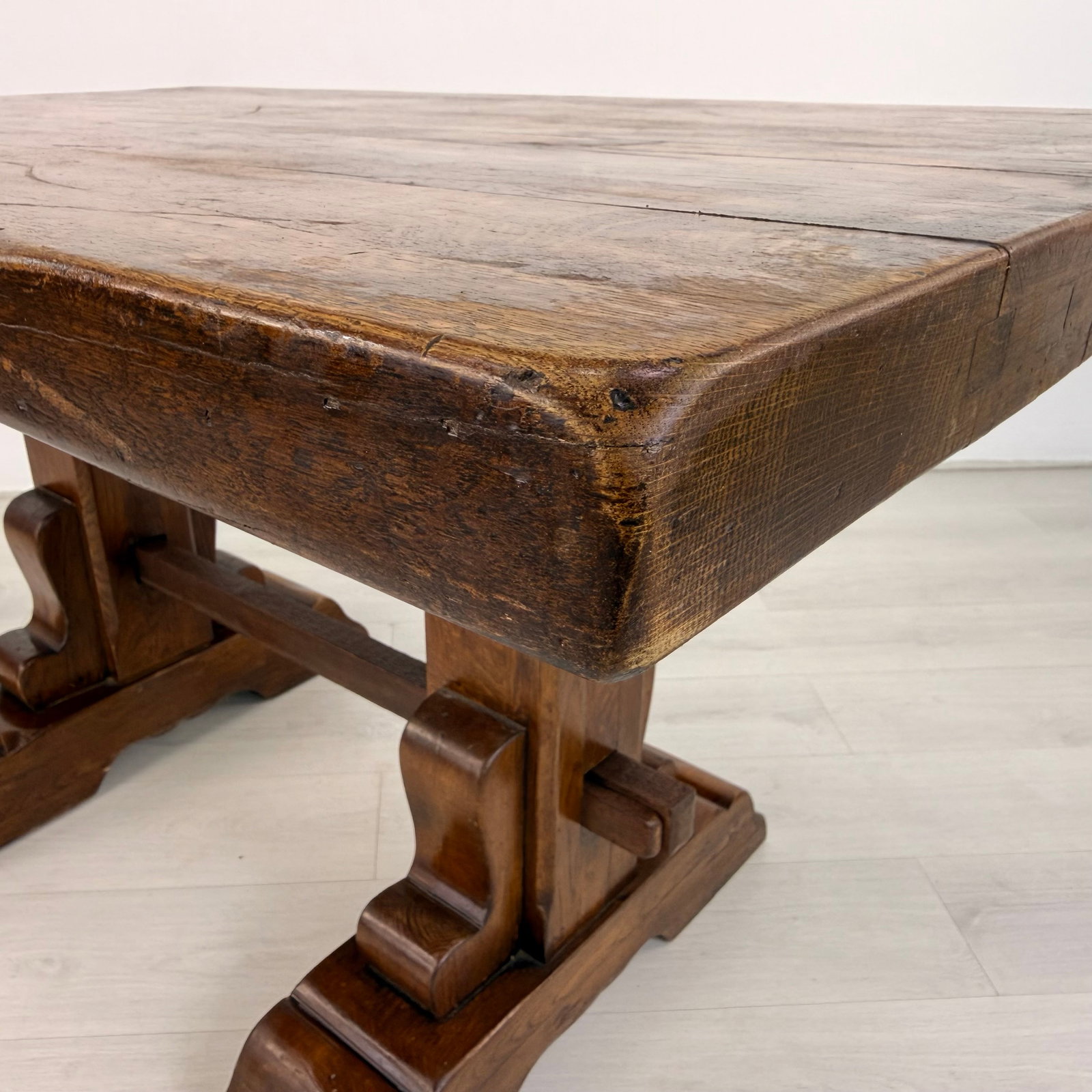 TRESTLE FARMHOUSE DINING TABLE - 7