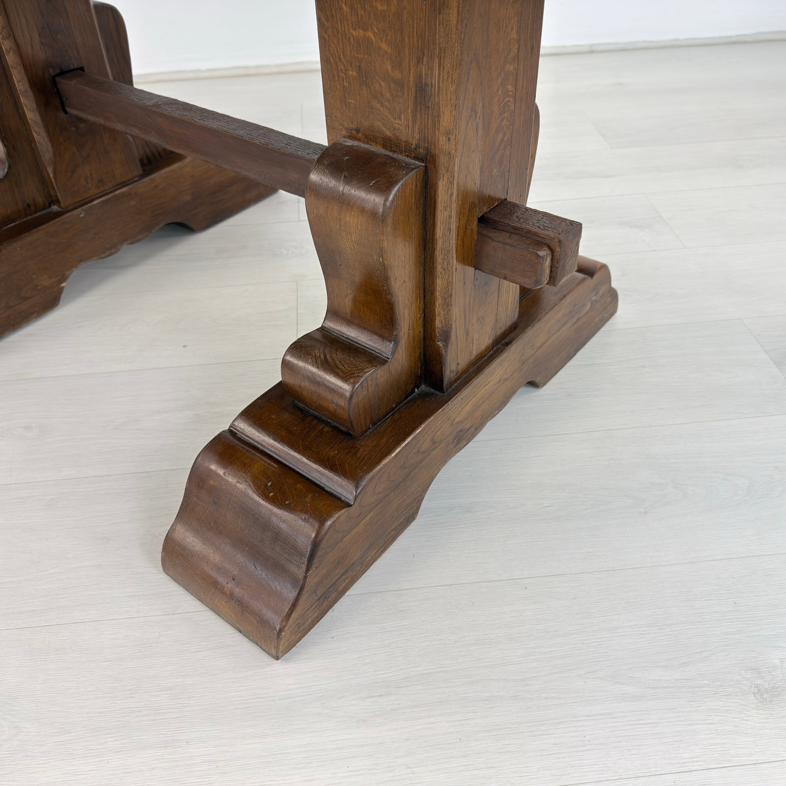 TRESTLE FARMHOUSE DINING TABLE - 9