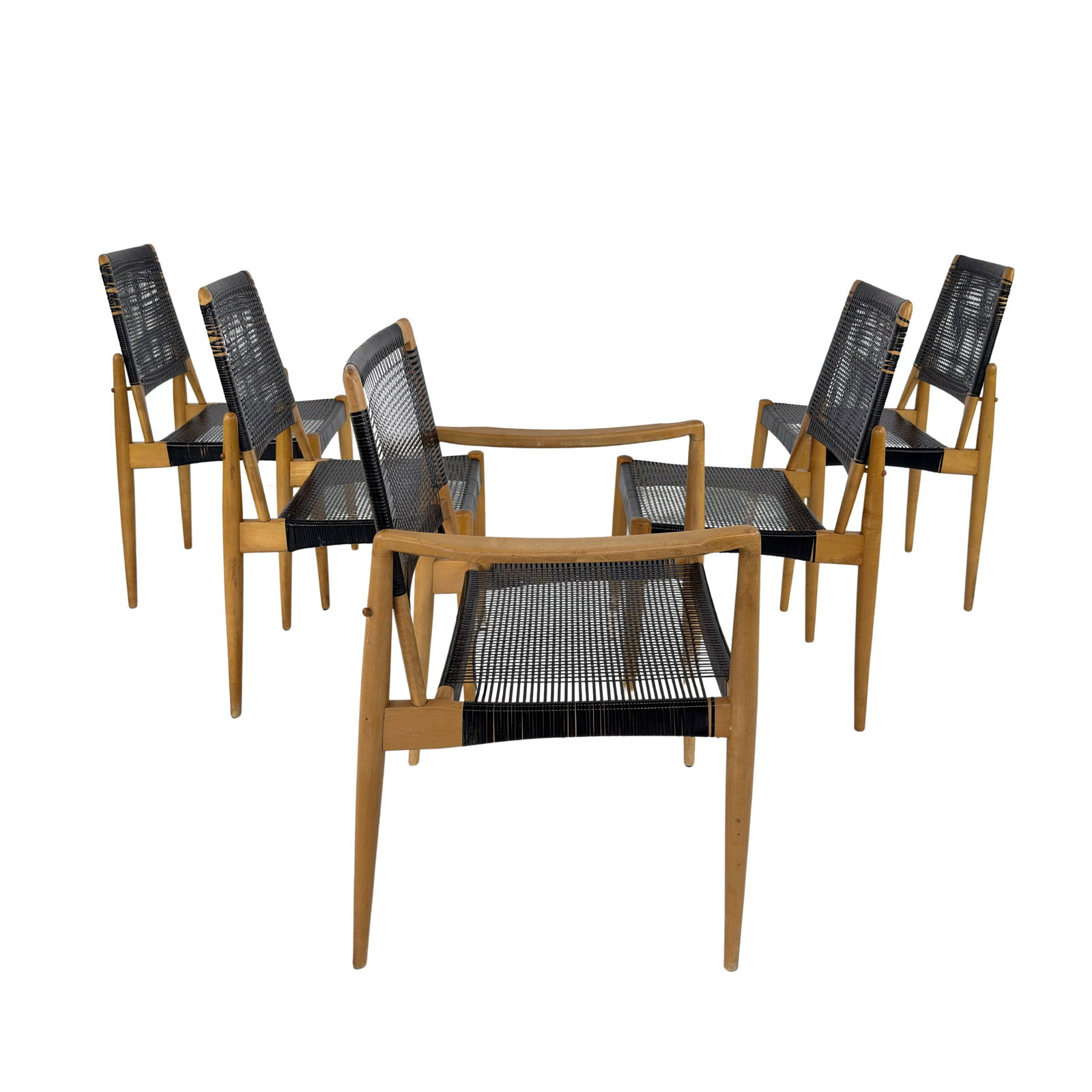 (5) VINTAGE SPAGHETTI DINING CHAIRS BY WILLIAM WATTING FOR FRISTHO (1 of 13)