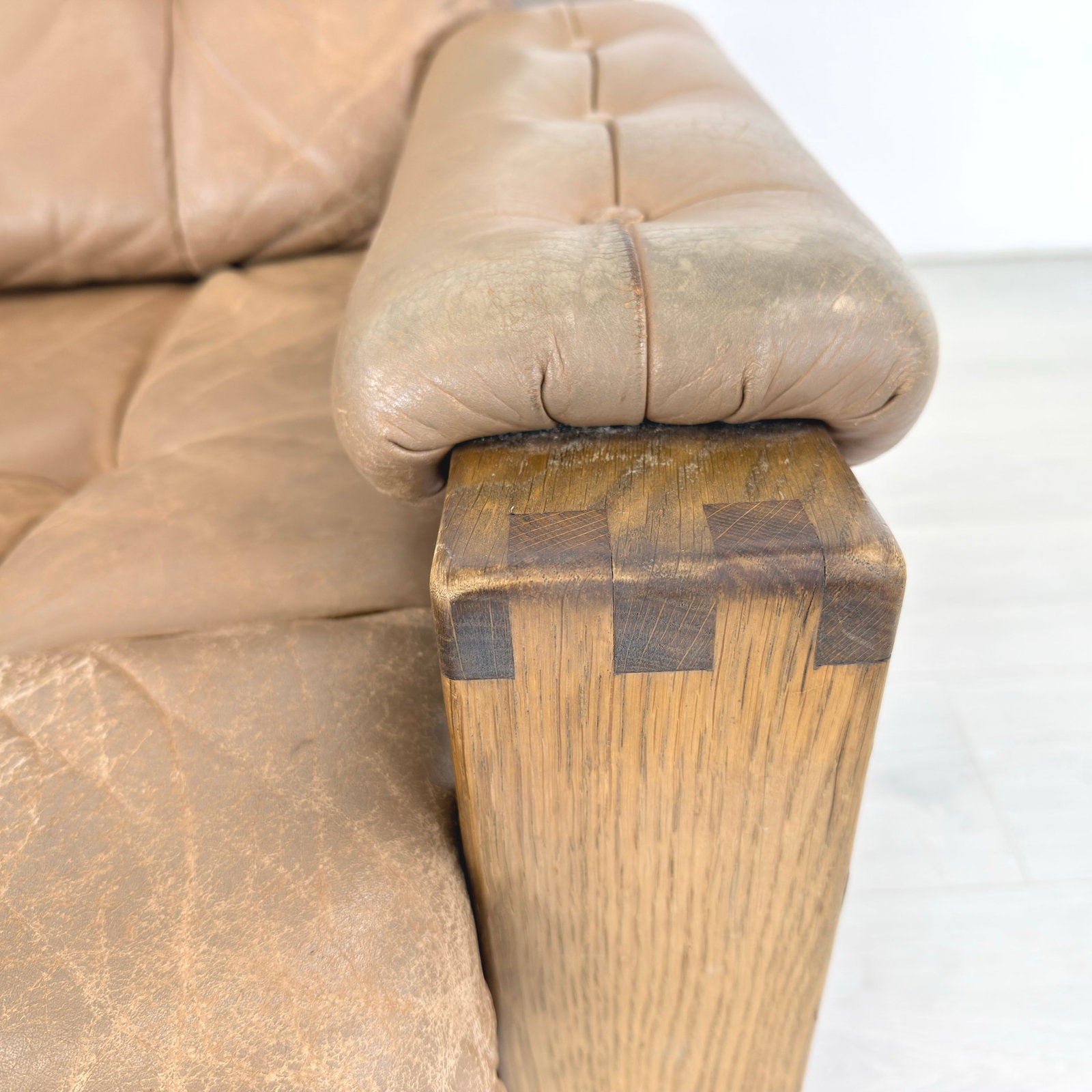 CARL STRAUB LEATHER SOFA - 12