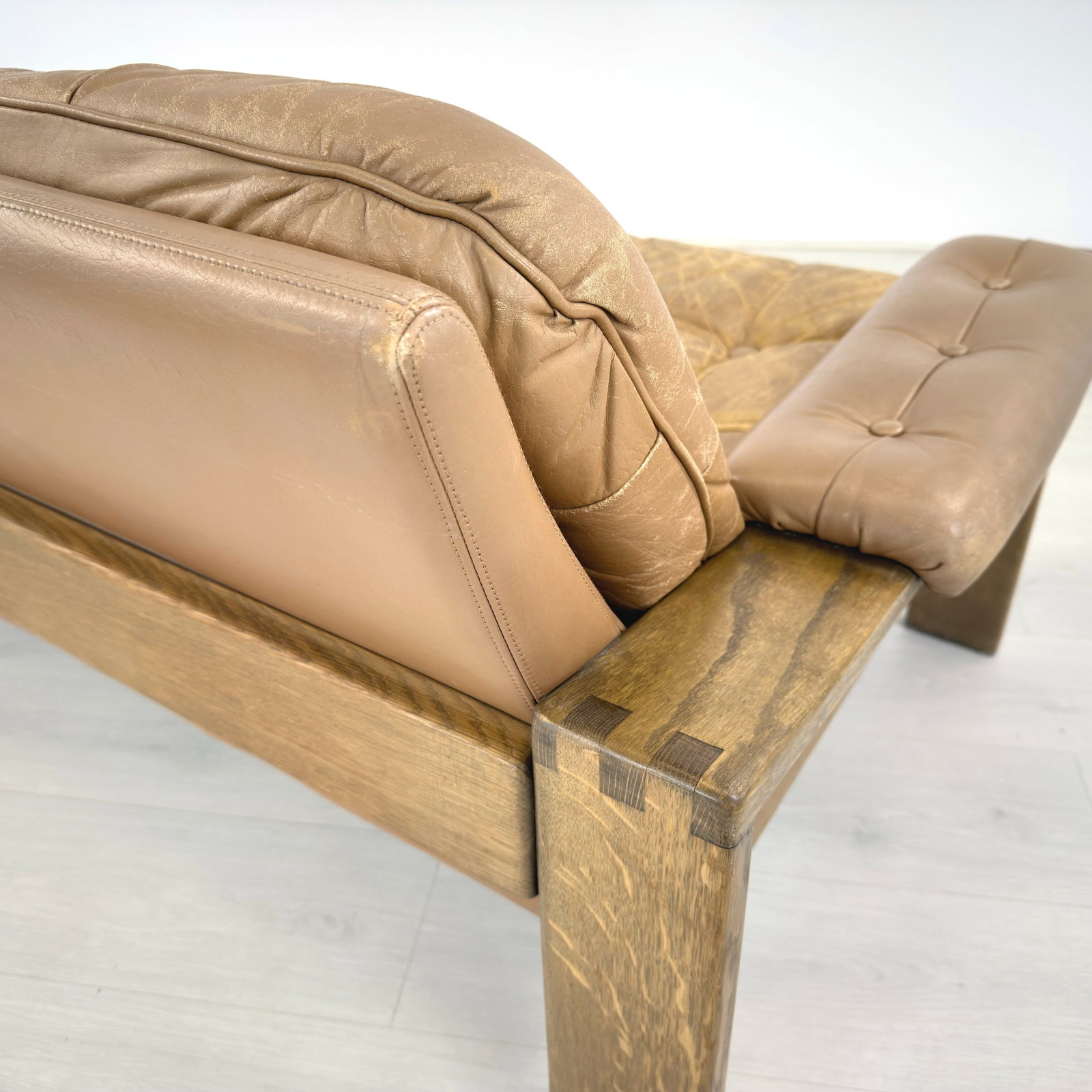 CARL STRAUB LEATHER SOFA - 13