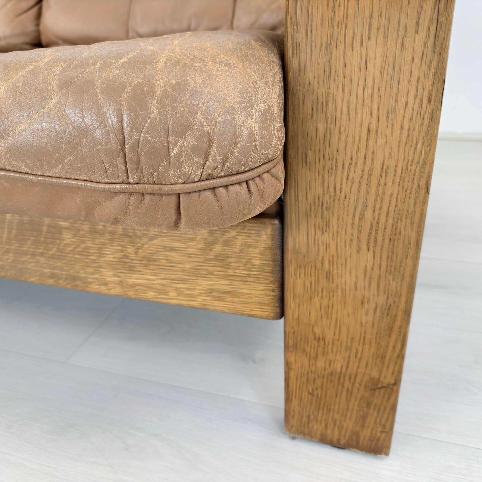 CARL STRAUB LEATHER SOFA - 14