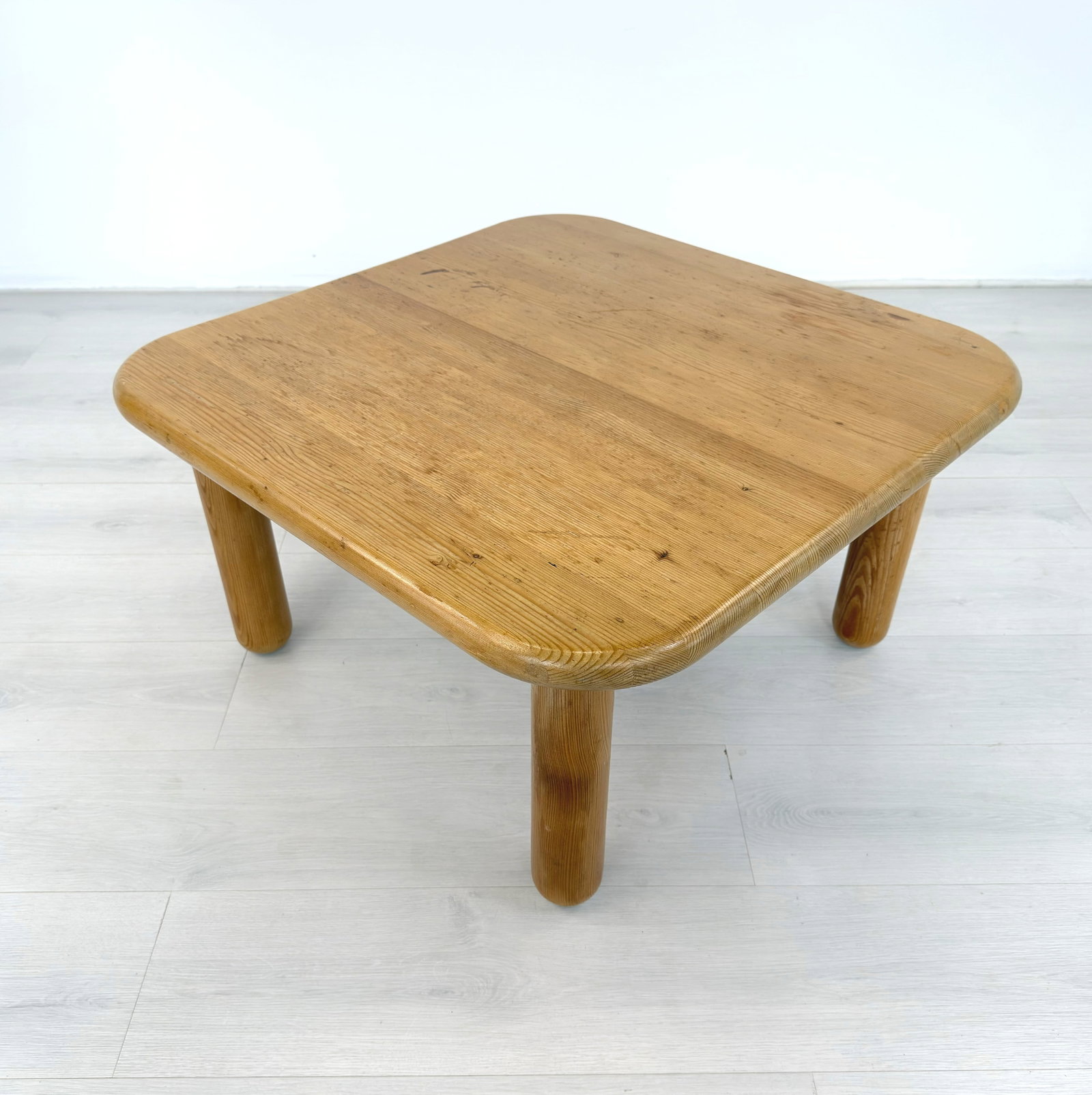 SCANDINAVIAN PINE COFFEE TABLE, 1970s - 5