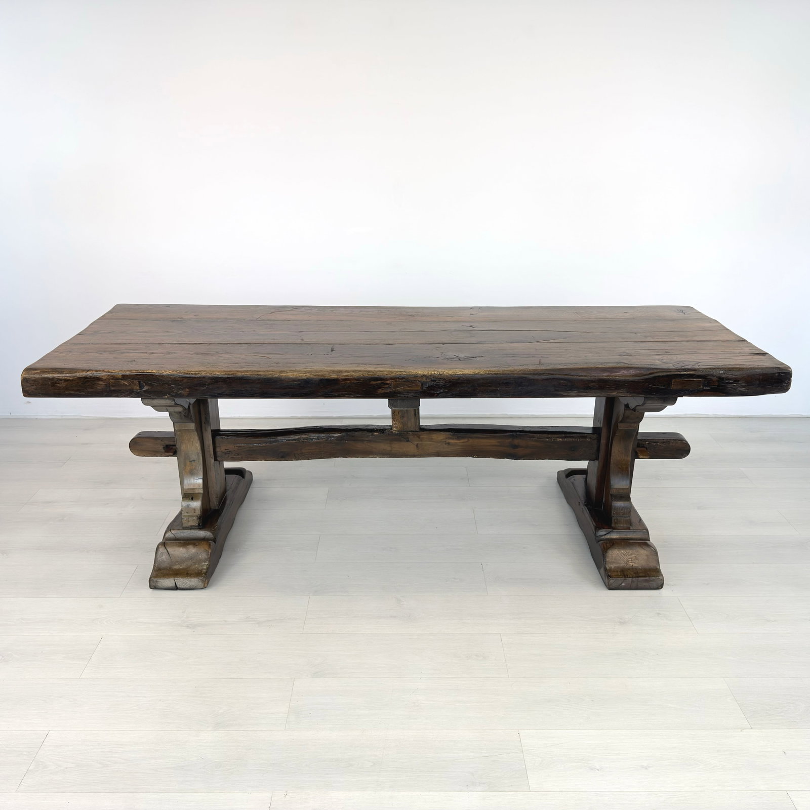 ANTIQUE FARMHOUSE DINING TABLE - 2