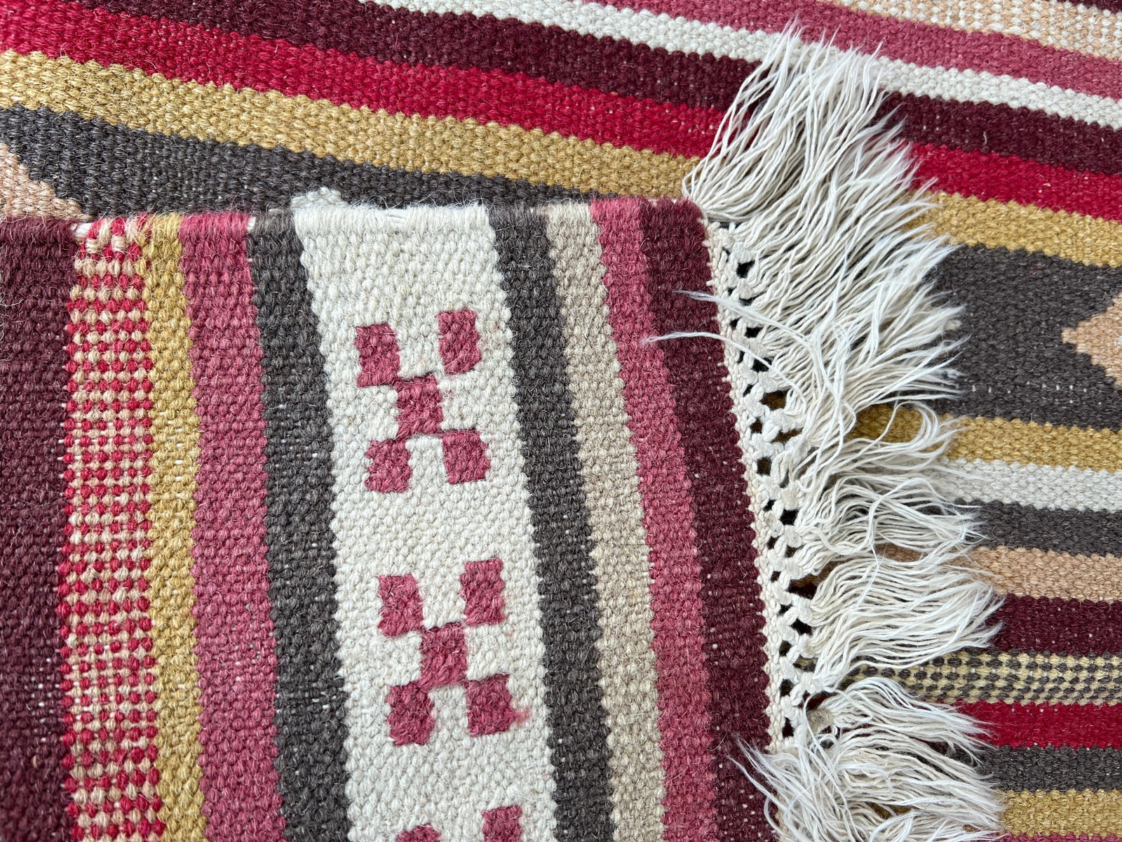 ORIENTAL FLATWEAVE RUG - 6