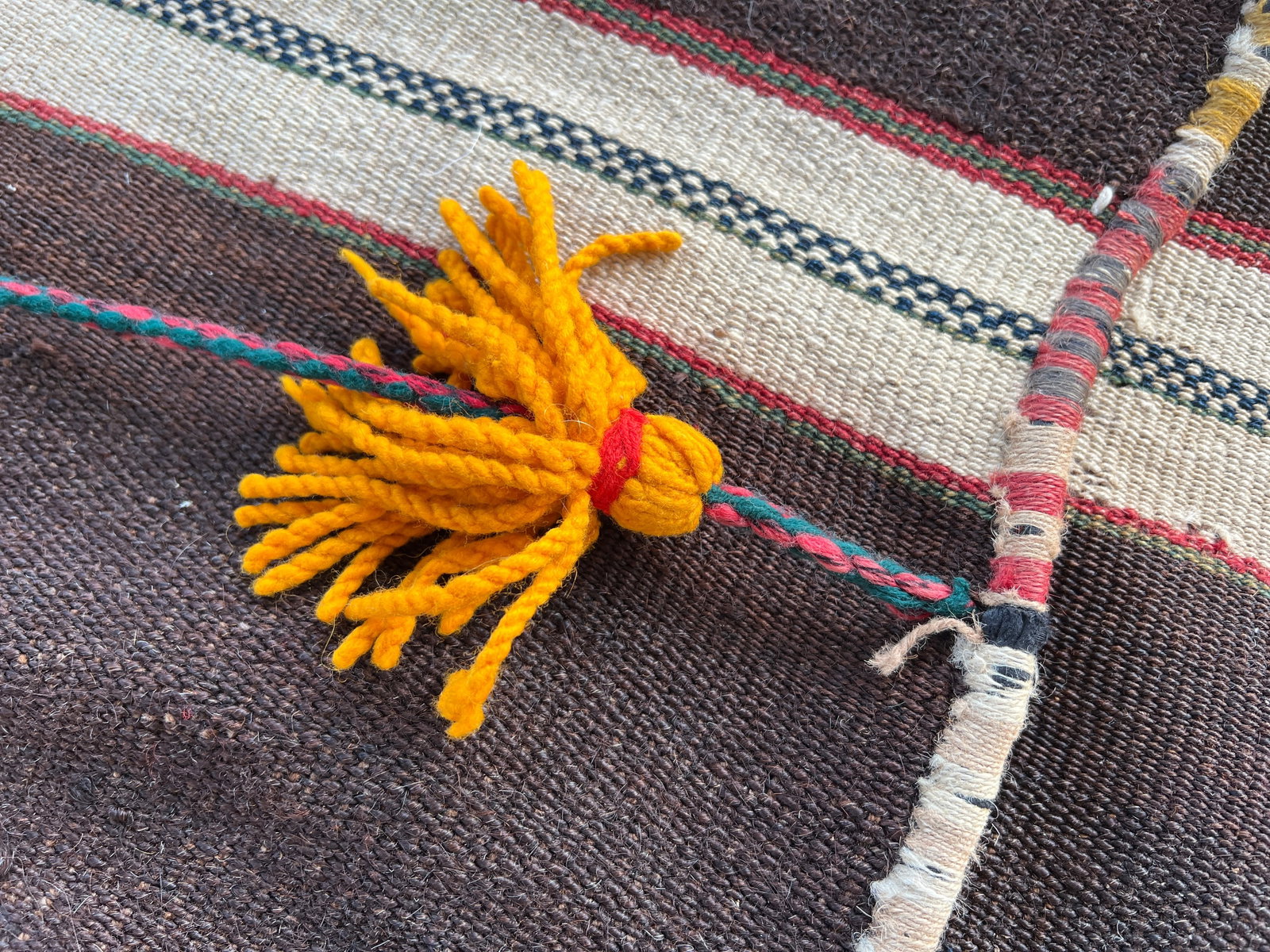 ANTIQUE BERBER FLATWEAVE COVER - 5