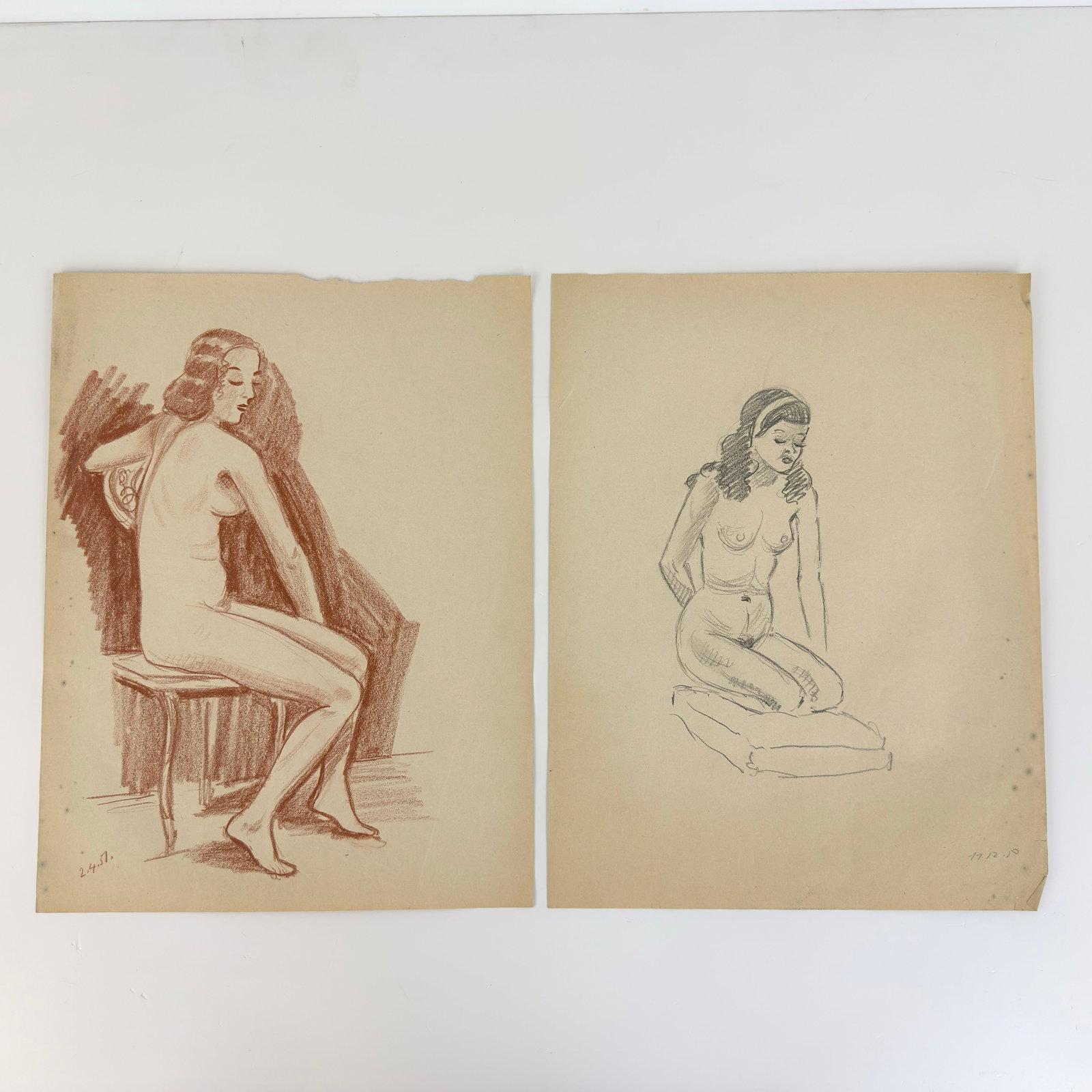(2) FIGURATIVE SKETCHES - 2