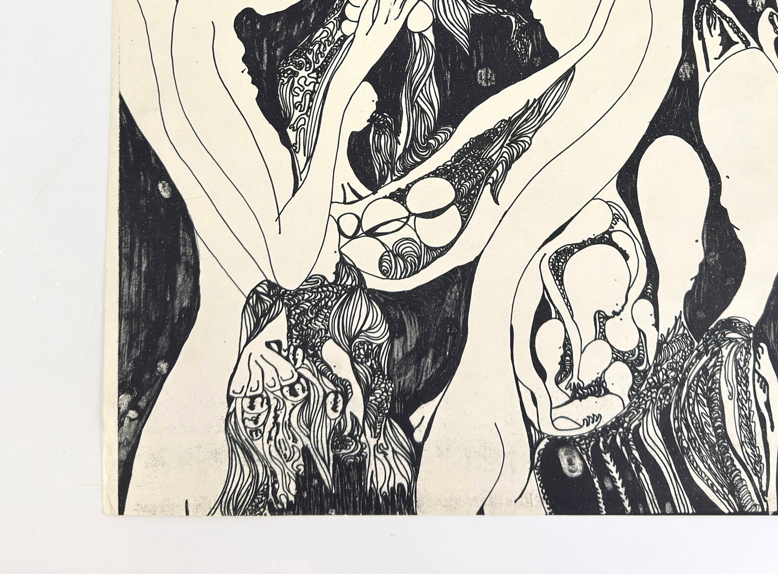 BLACK AND WHITE DRAWING - 4