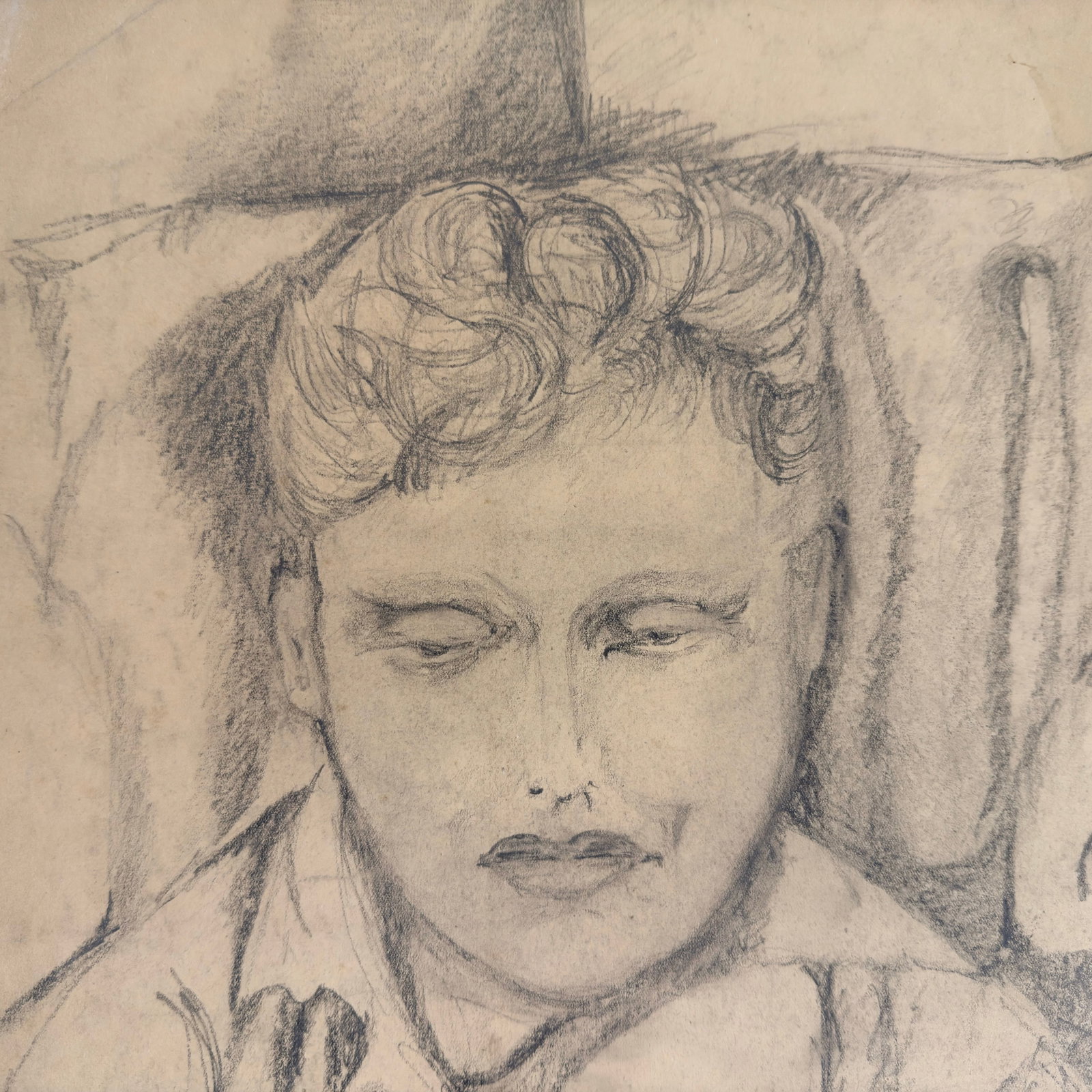PENCIL DRAWING, SIGNED - 3
