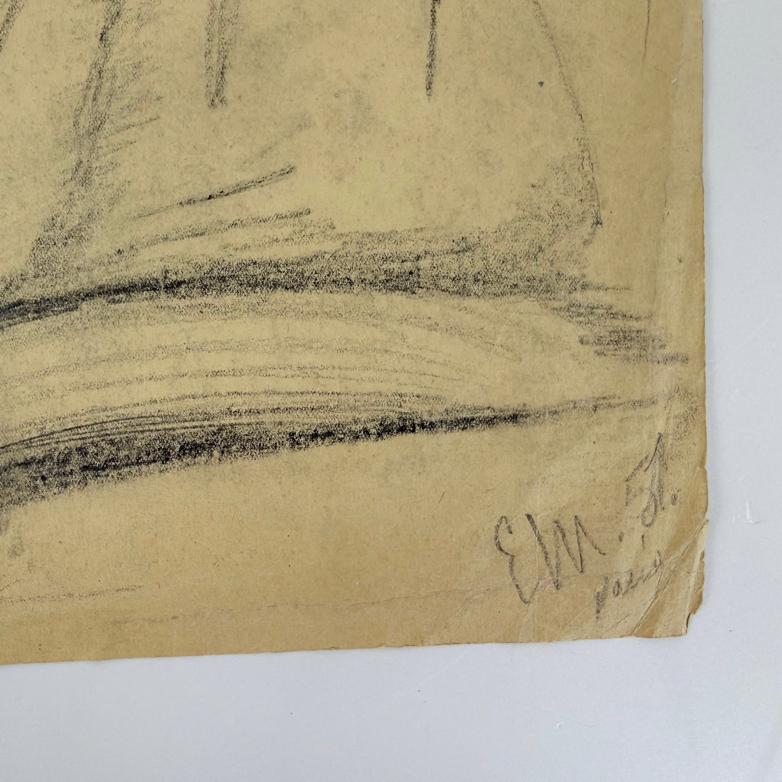 PENCIL DRAWING, SIGNED - 4