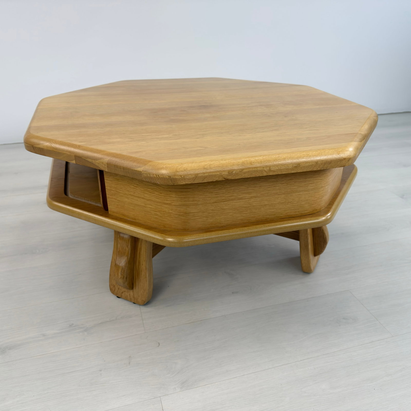 DANISH OCTAGONAL COFFEE TABLE - 9