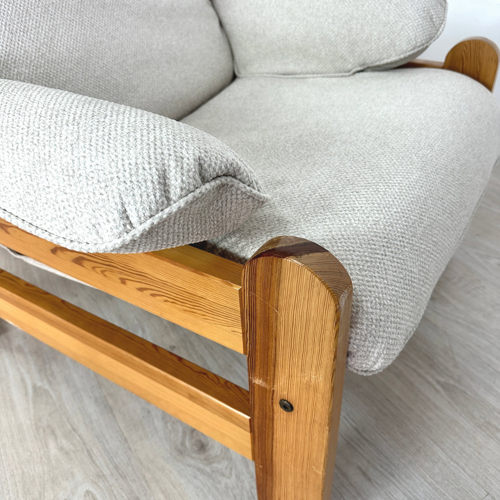 PINE EASY CHAIRS IKEA, A PAIR - 7
