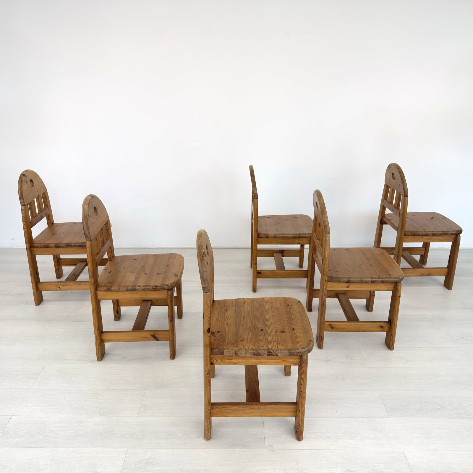 (6) WASA MOBEL DINING CHAIRS - 7