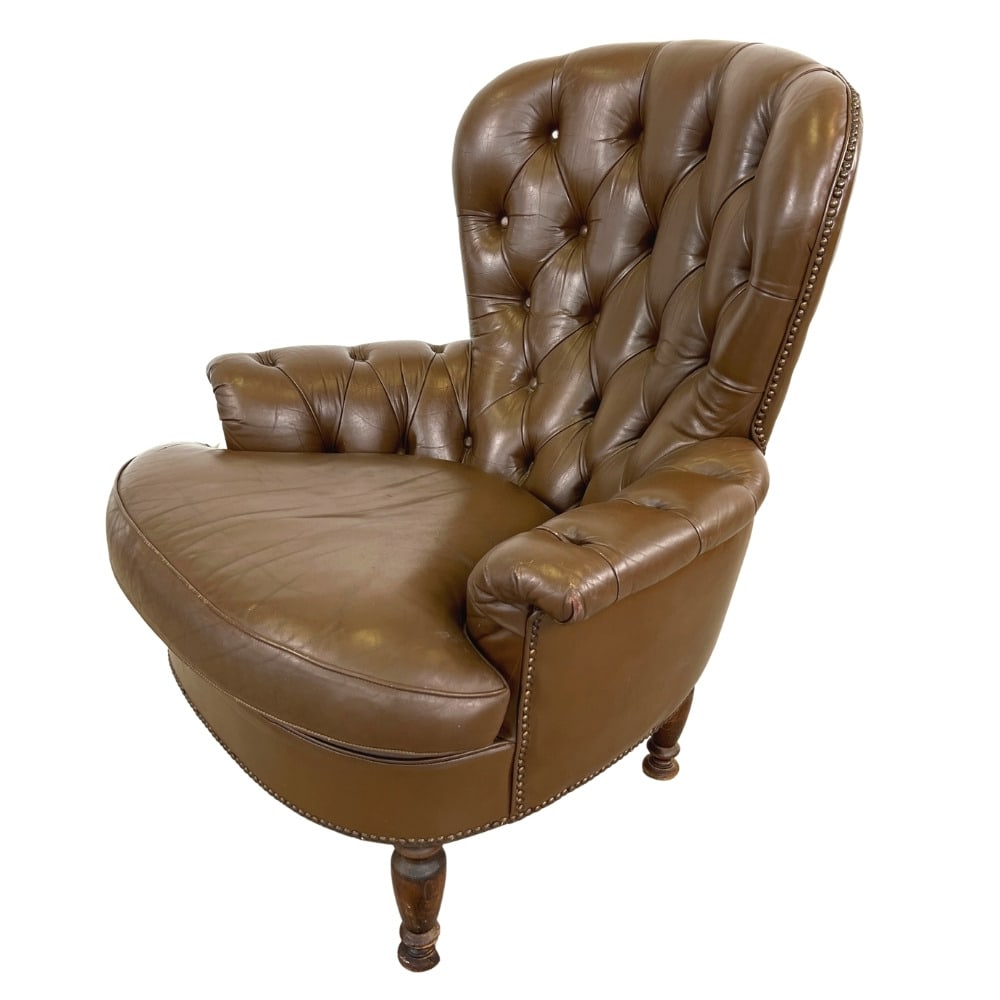 DUTCH LEATHER CLUB CHAIR (1 of 10)