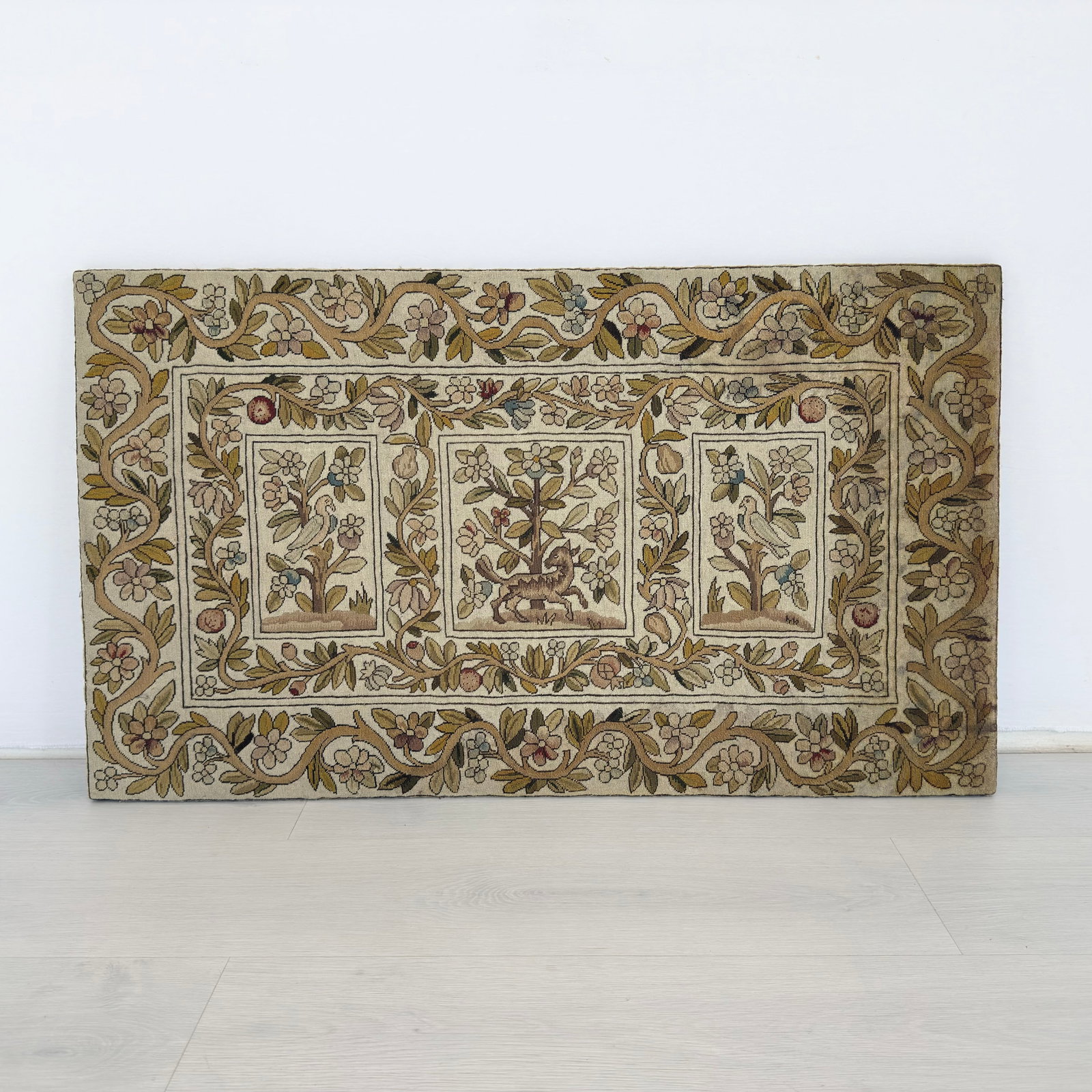 19C DECORATIVE PANEL TAPESTRY - 2