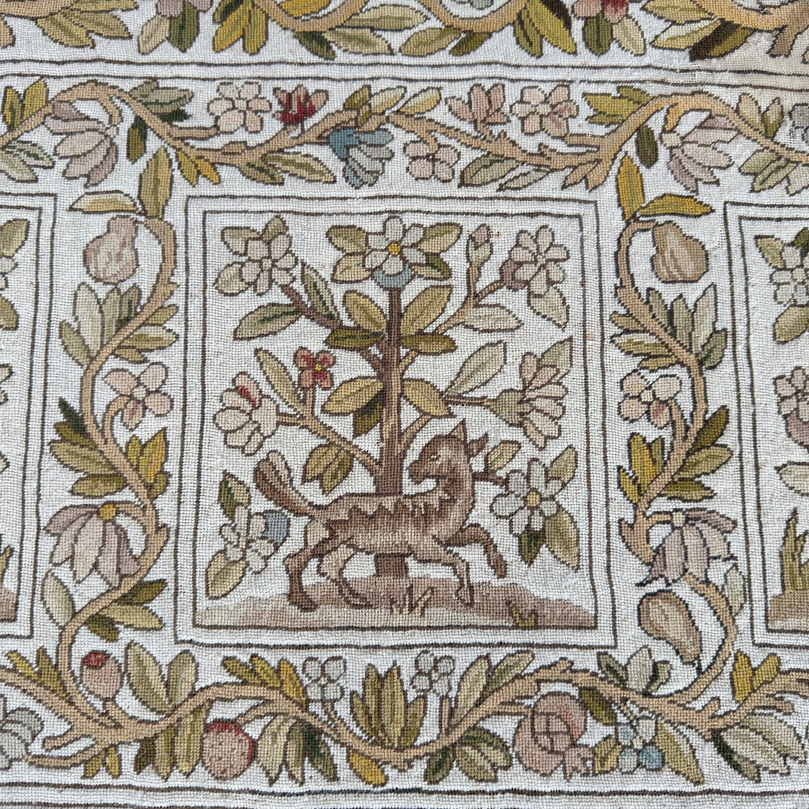 19C DECORATIVE PANEL TAPESTRY - 4