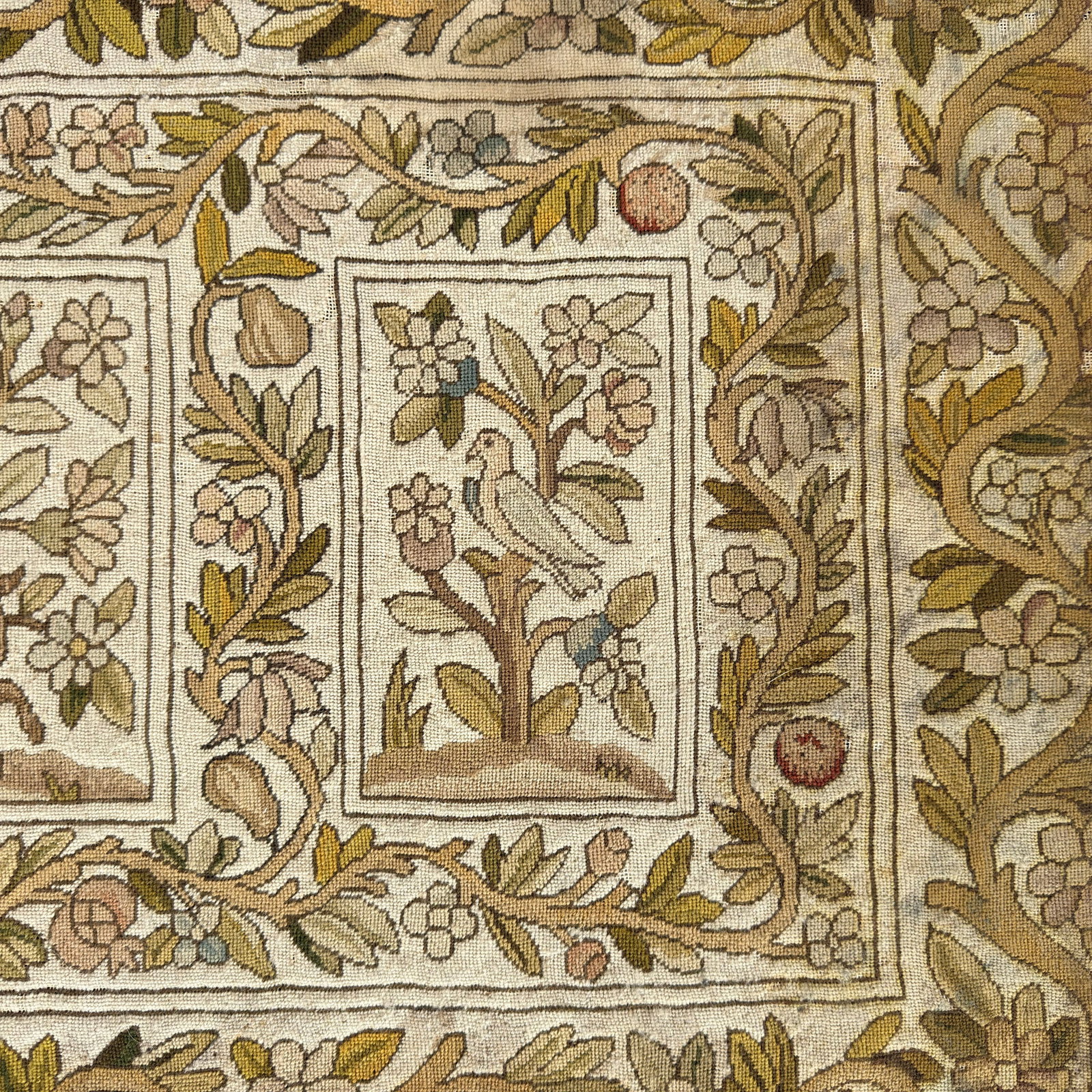 19C DECORATIVE PANEL TAPESTRY - 5