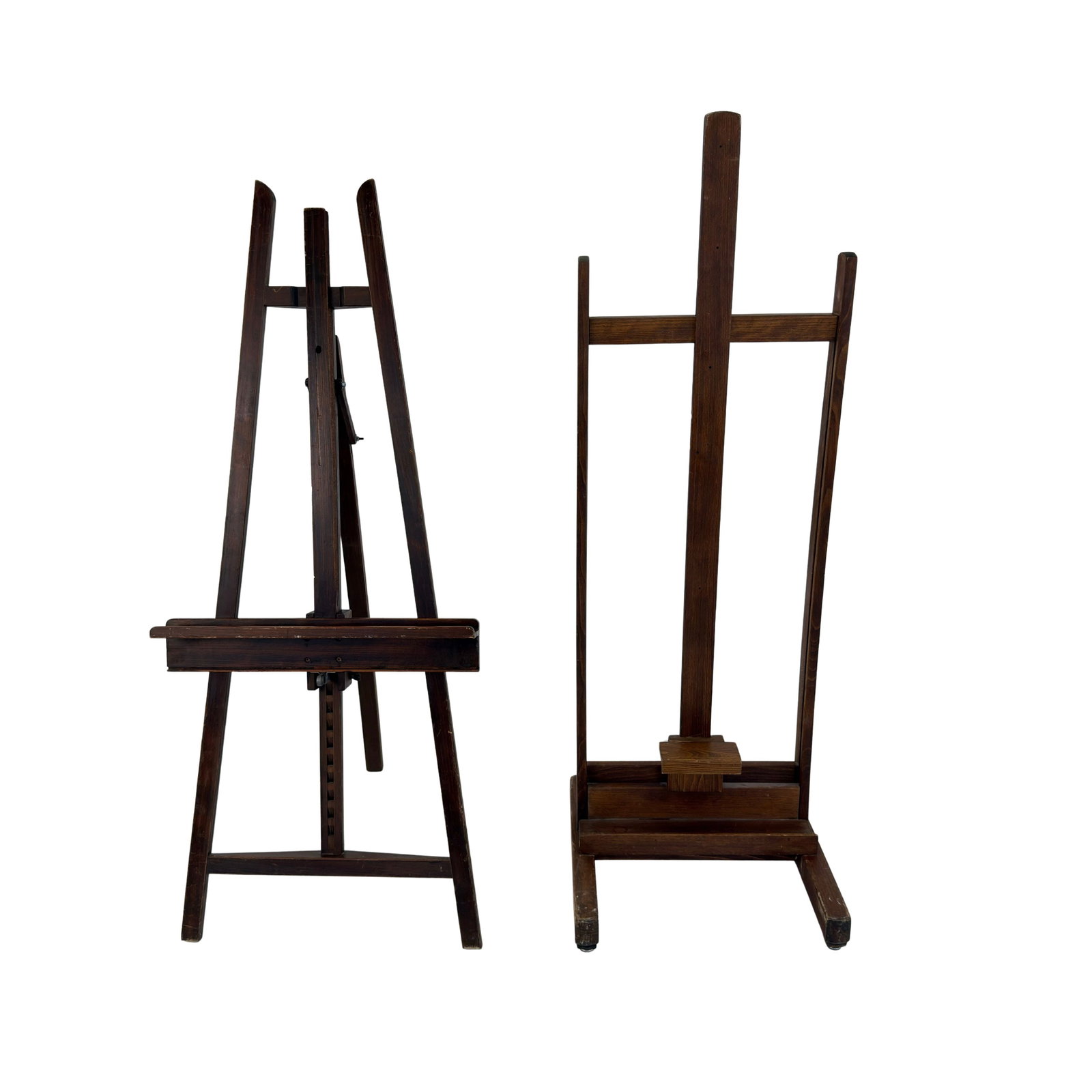 VINTAGE ARTIST EASELS, A PAIR (1 of 6)