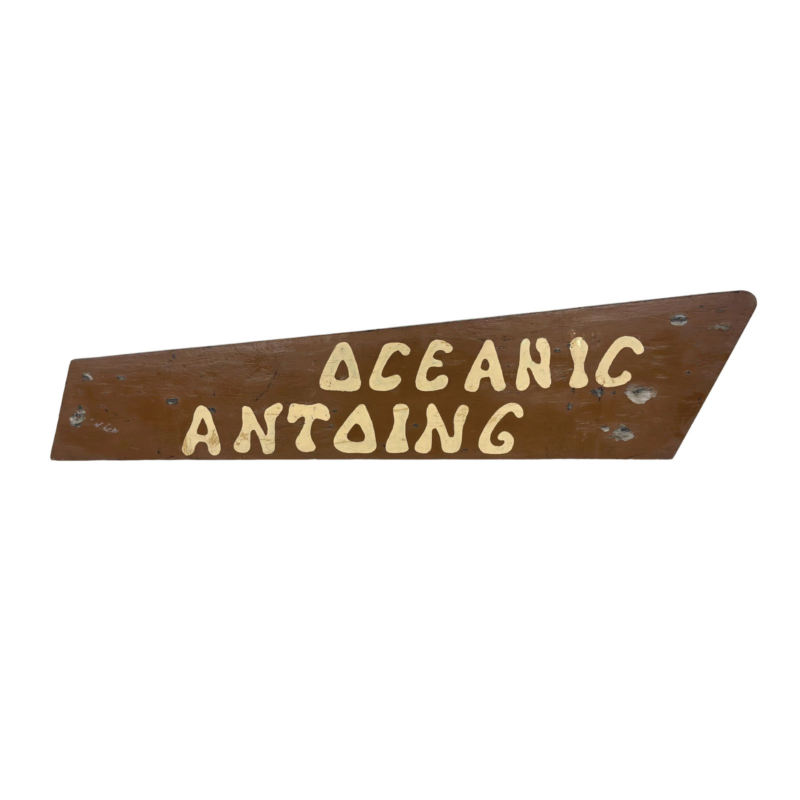 VINTAGE WOODEN SIGN (1 of 6)