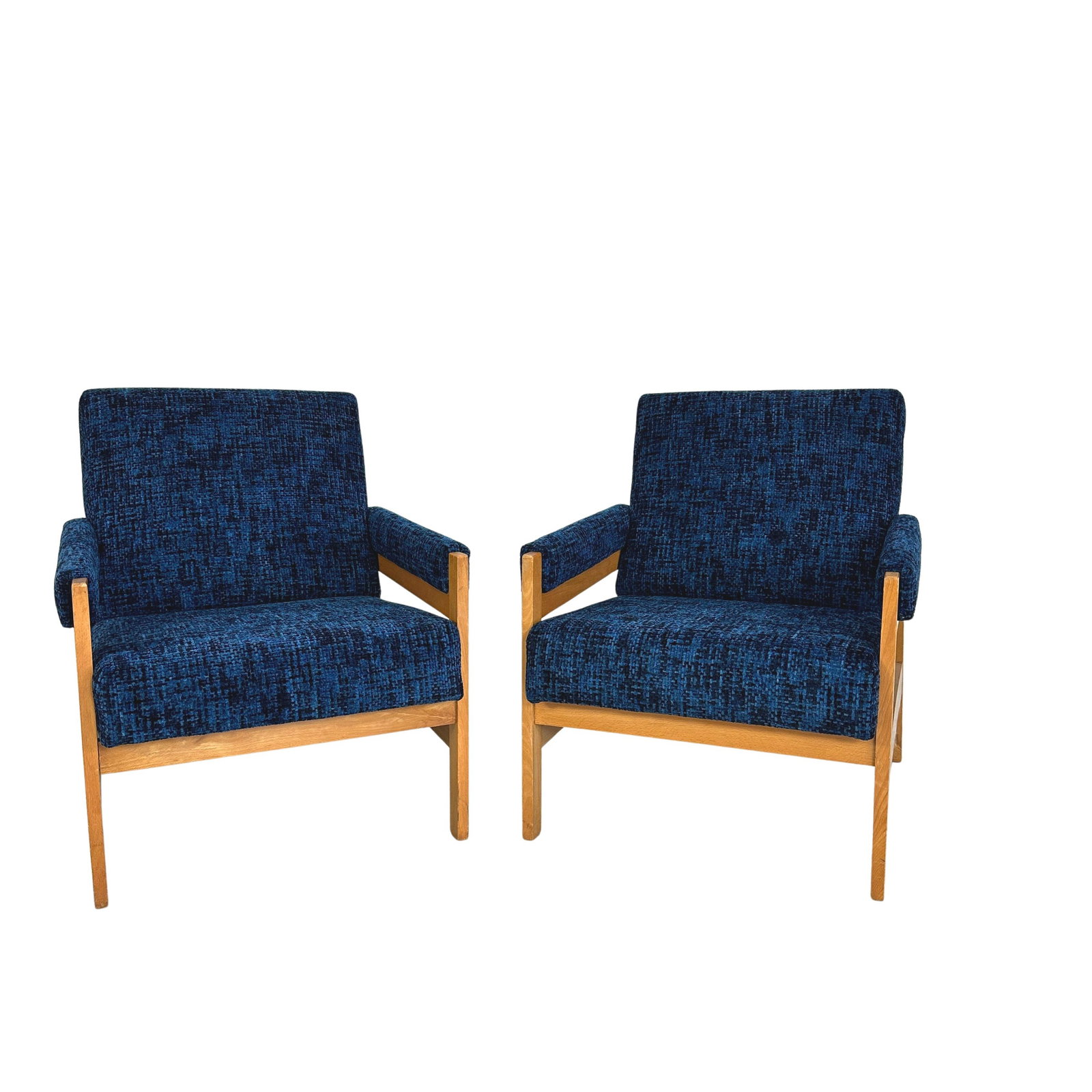 DANISH LOUNGE CHAIRS, A PAIR (1 of 7)