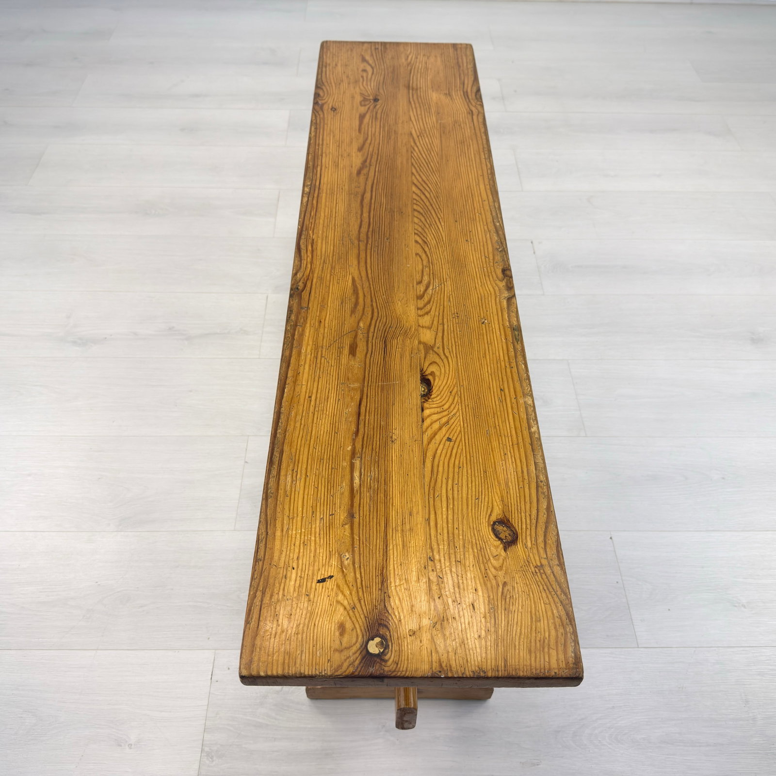 FARMHOUSE PINE BENCH - 5