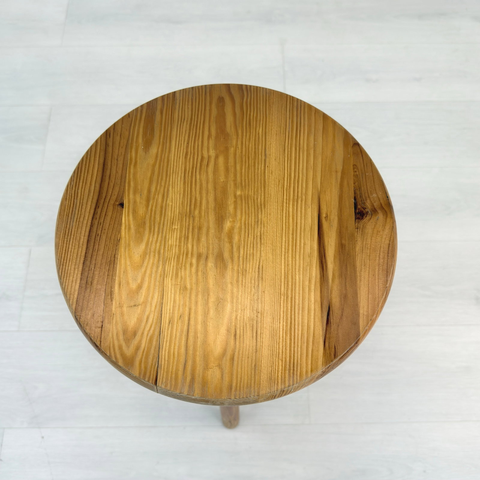 SCANDINAVIAN ARCHITECT PINE STOOL - 7