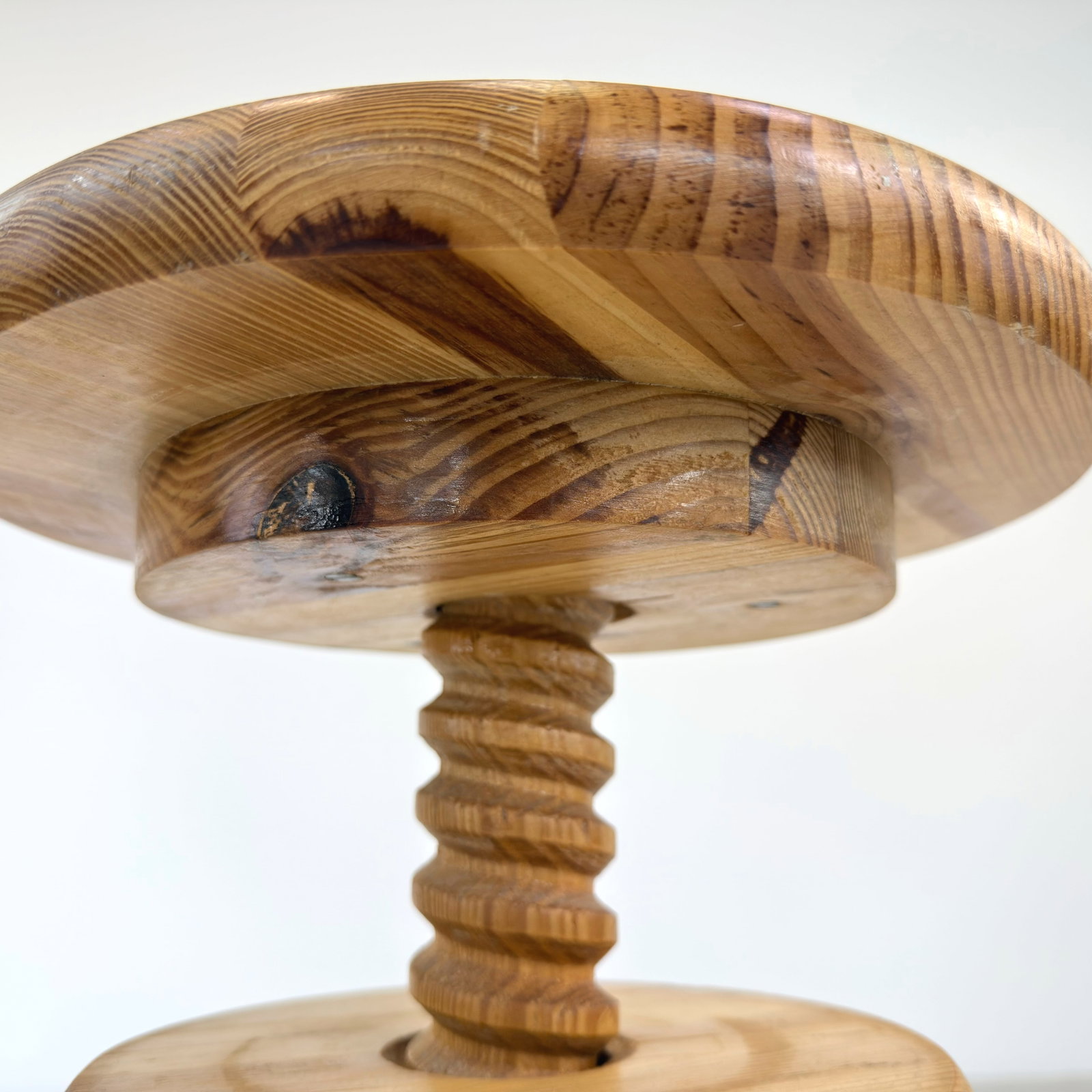 SCANDINAVIAN ARCHITECT PINE STOOL - 8