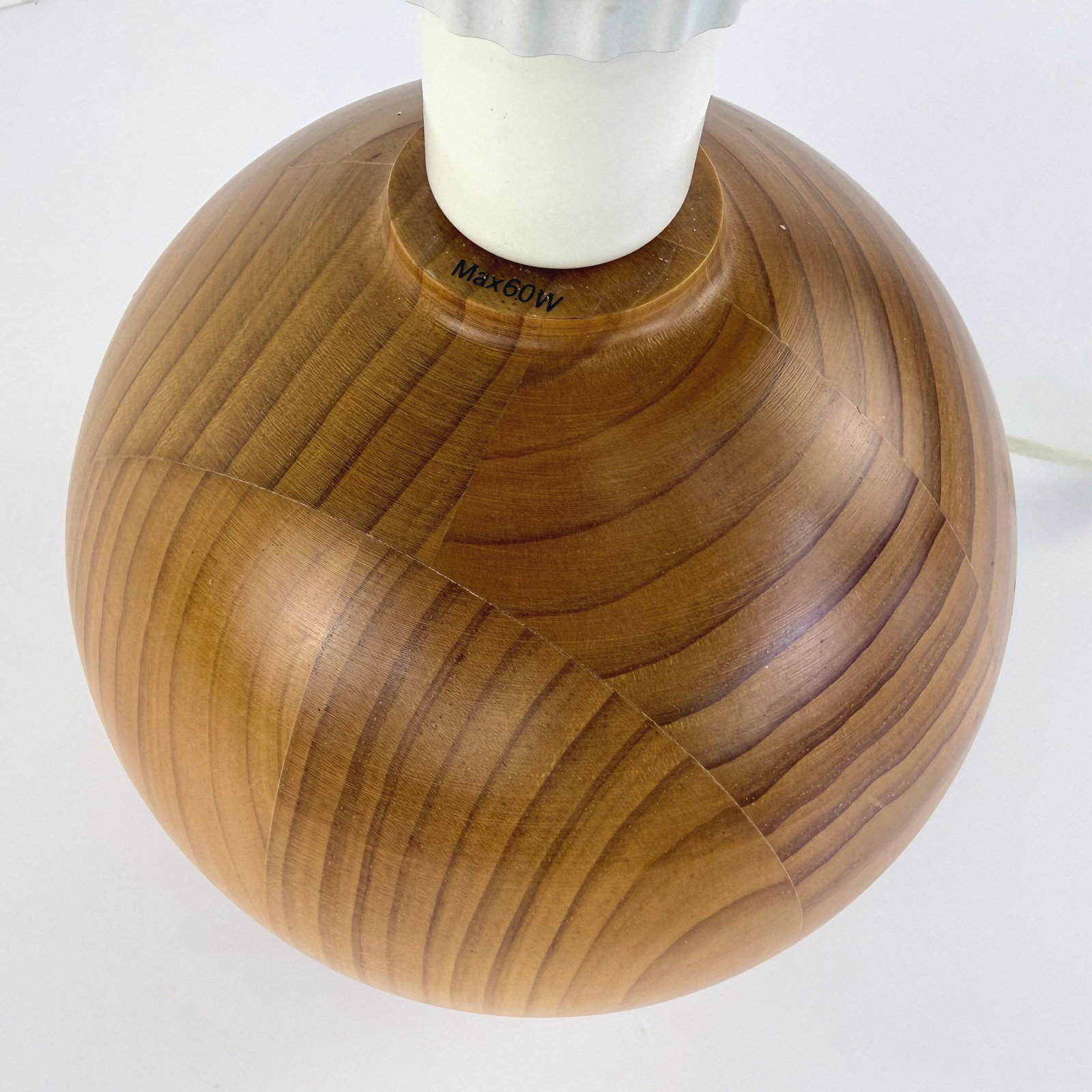 SCANDINAVIAN PINE TABLE LAMP - 8