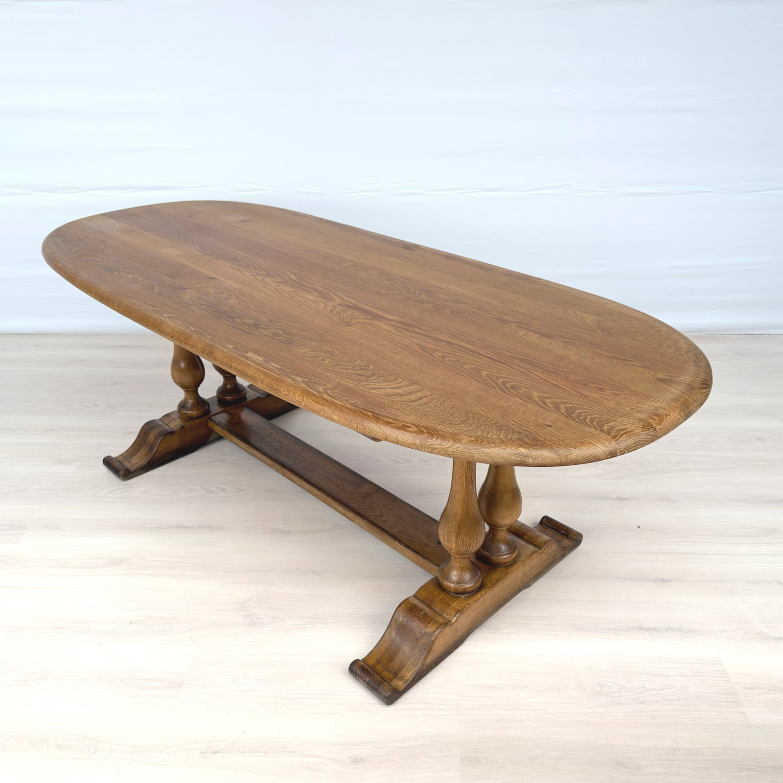 FARMHOUSE OVAL DINING TABLE - 3