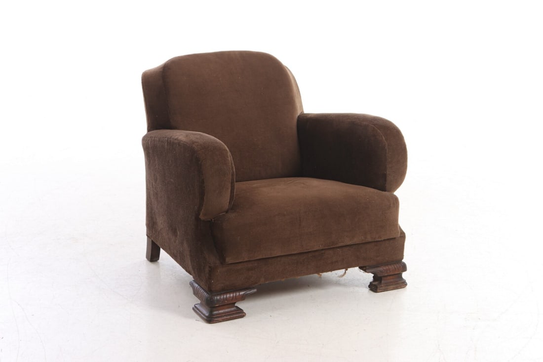 DANISH ART DECO CLUB CHAIR, 1930s (1 of 7)