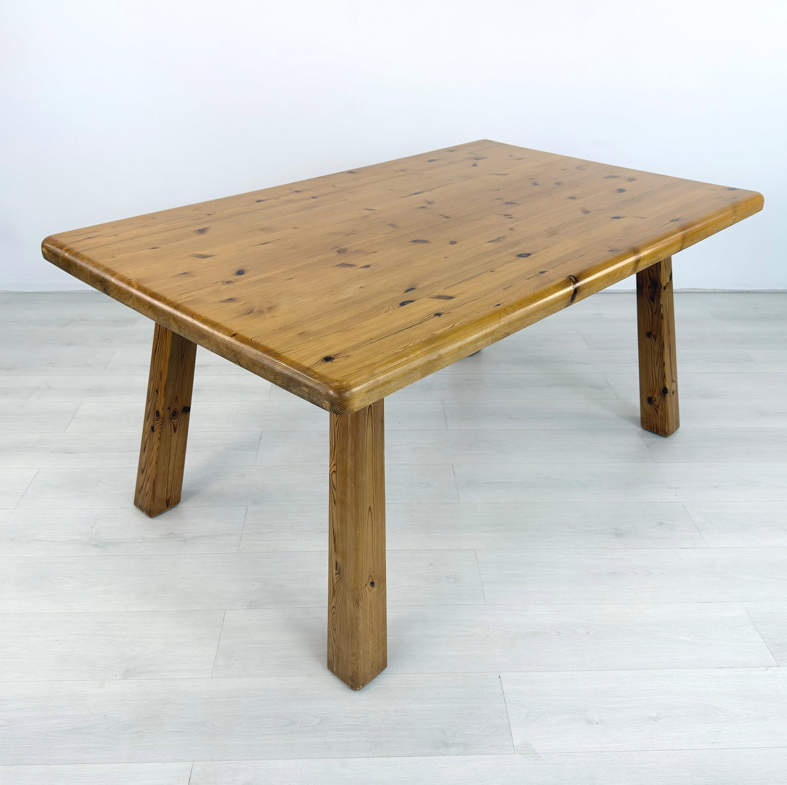 BRUTALIST PINE DINING TABLE BY WASA - 5