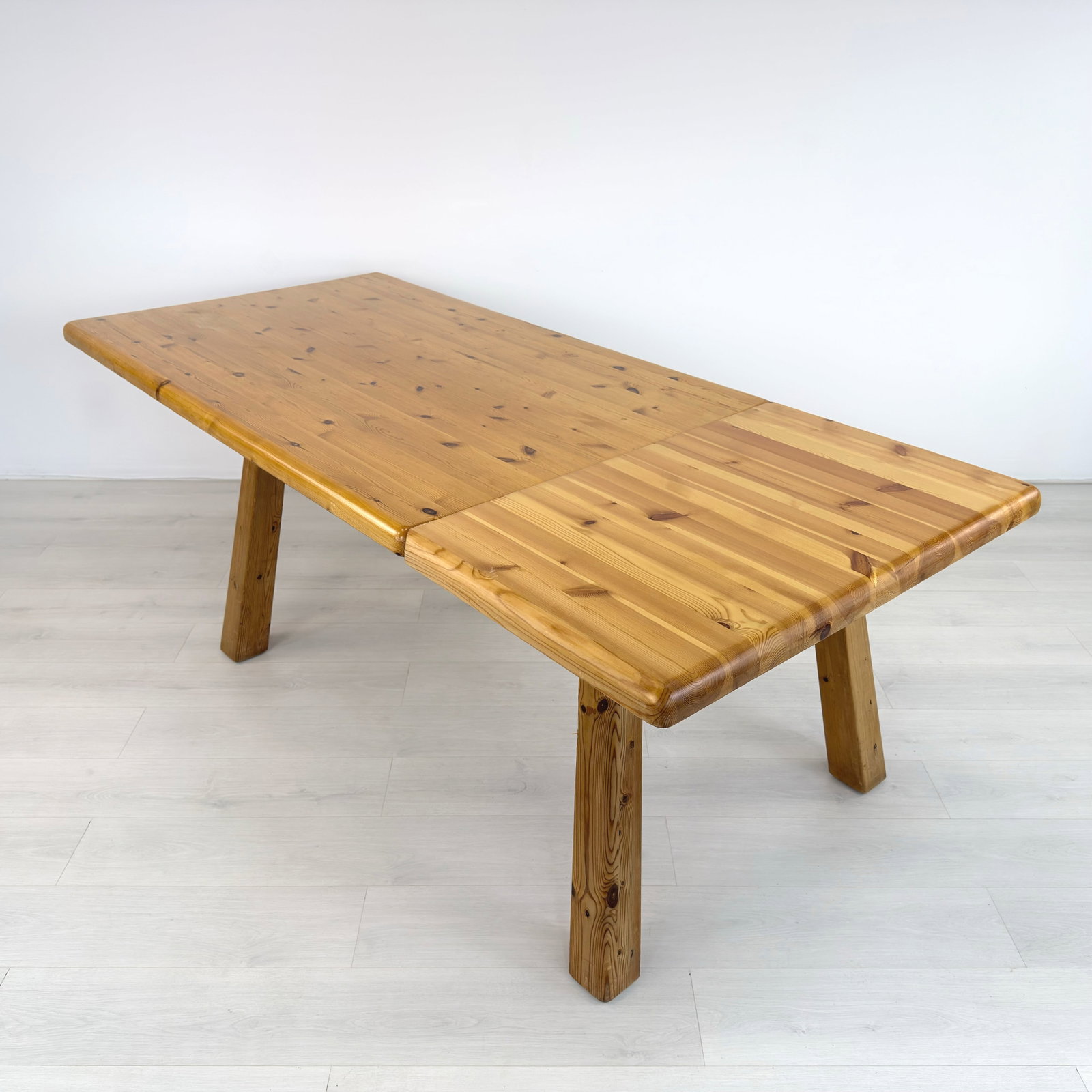 BRUTALIST PINE DINING TABLE BY WASA - 7